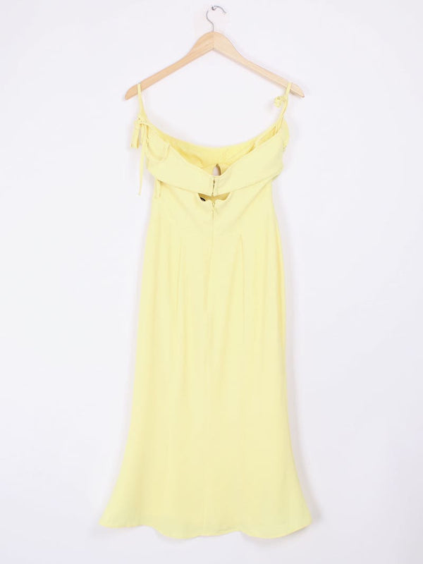 House of CB - Robe bustier jaune T.M
