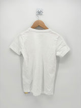 Beaming - T-shirt blanc 100% coton Absolutely Family MC T.7/8 ans