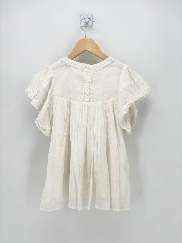 Louise Misha - Robe brodée blanche T.5 ans