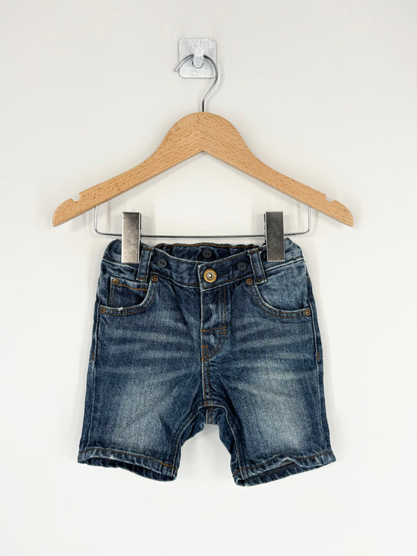 H&M - Short jean T.6/9 mois
