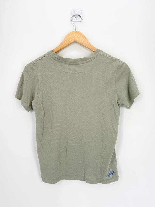 Bellerose - T-shirt vert gris MC T.10 ans