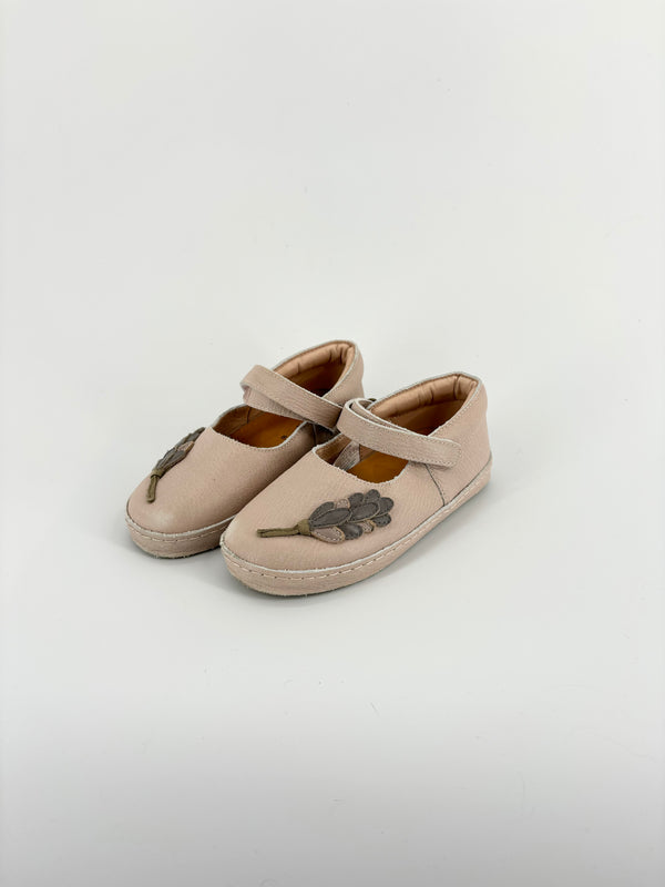 Donsje - Chaussures cuir rose épis blé marron T.29