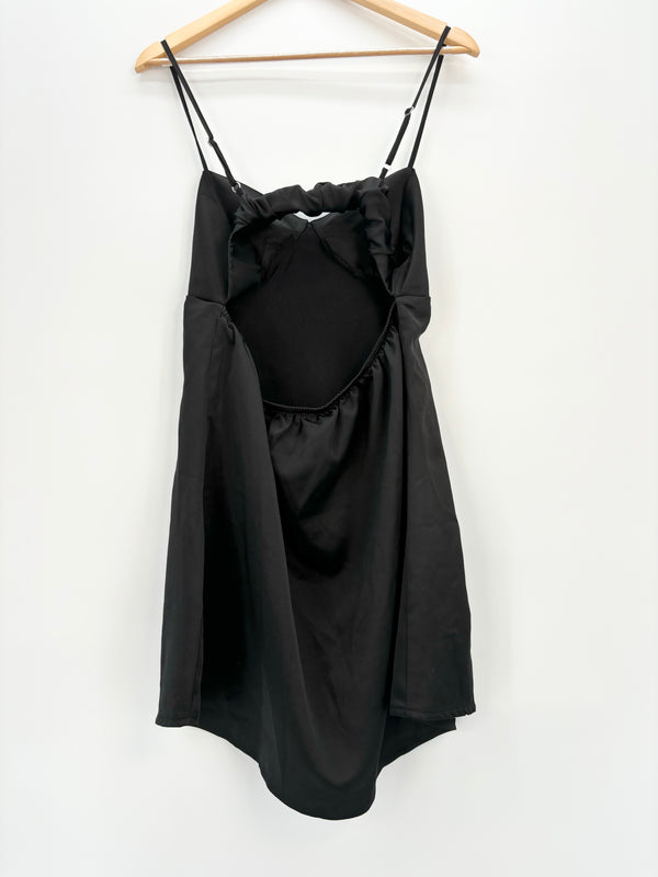 AsYou - Mini robe noire bretelles dos nu T.42