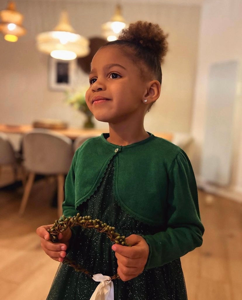 Les petits inclassables - Bolero vert sapin T.5/6 ans