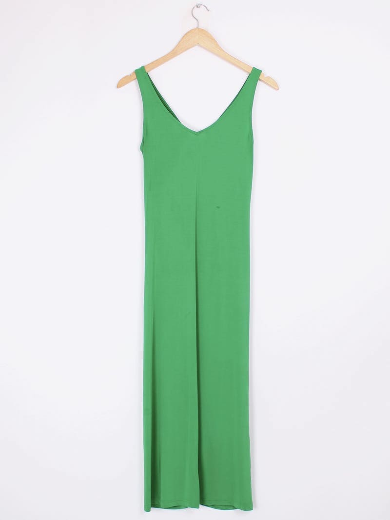 Danamé - Robe longue verte T.38