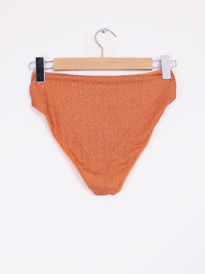 Blusha - Bas de bikini orange paillettes T.38