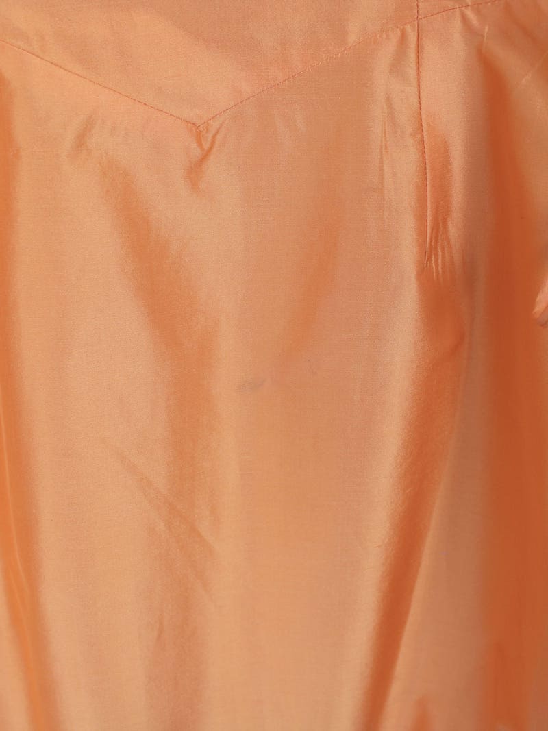 Van Der Kooij - Robe orange satinée T.S