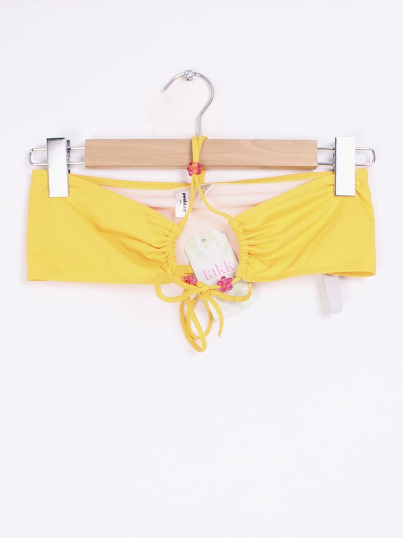 Poolday - Bandeau bikini jaune T.S