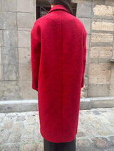 BA&SH - Manteau rouge en laine