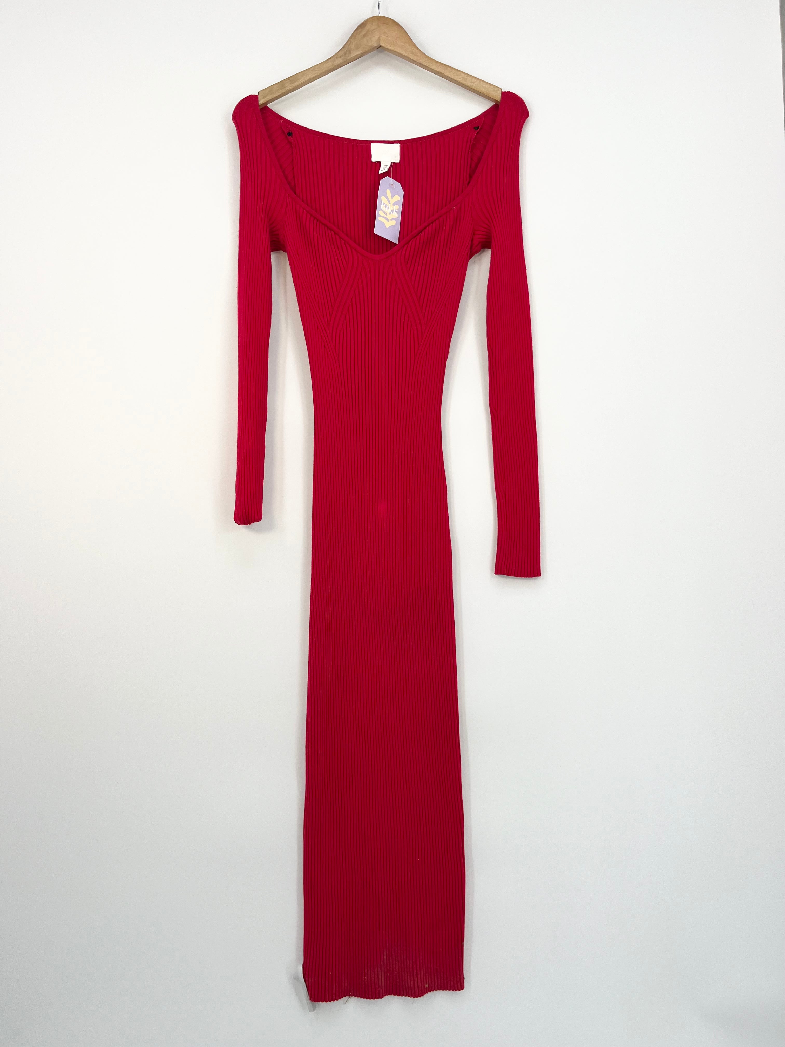 Robe rouge h et m sale