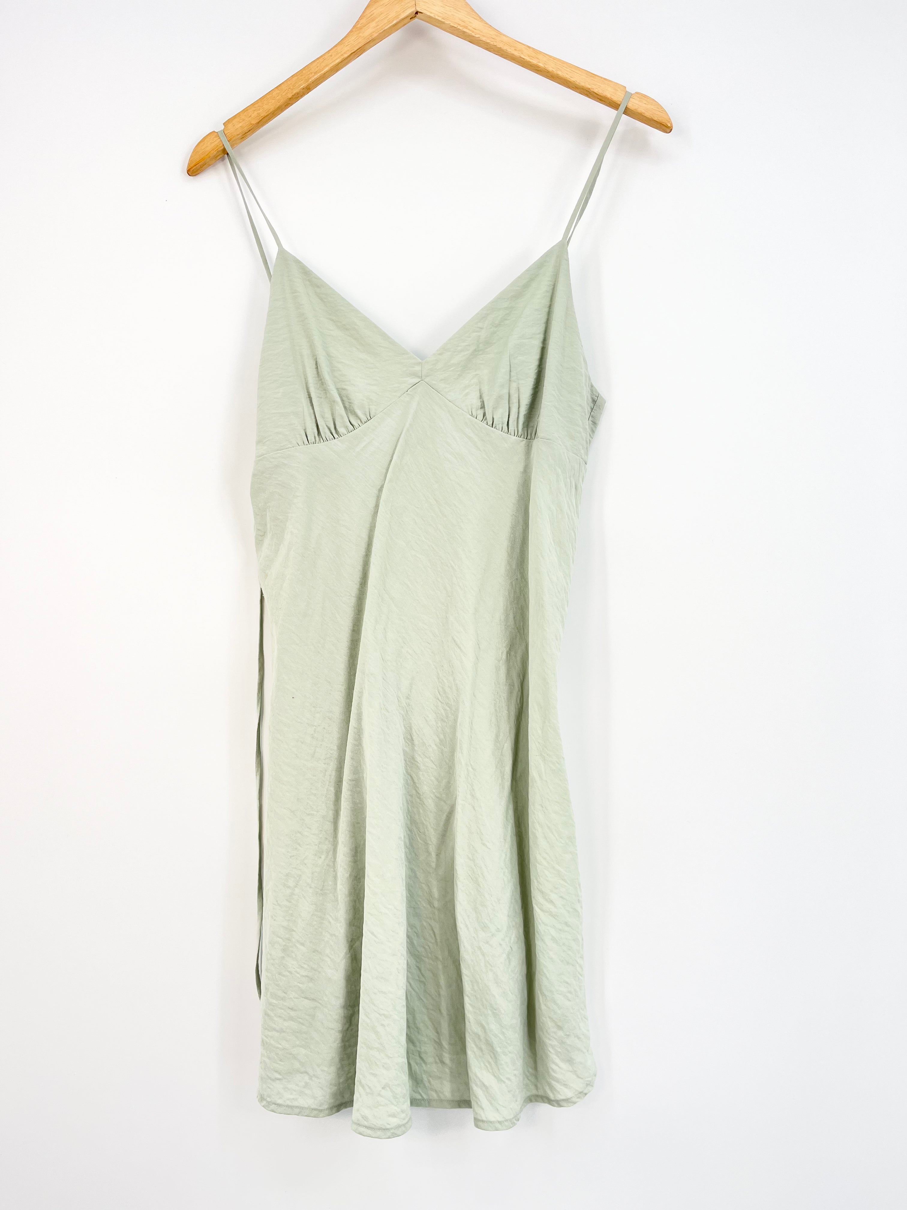 Madewell - Robe vert d'eau légère dos nu T.2