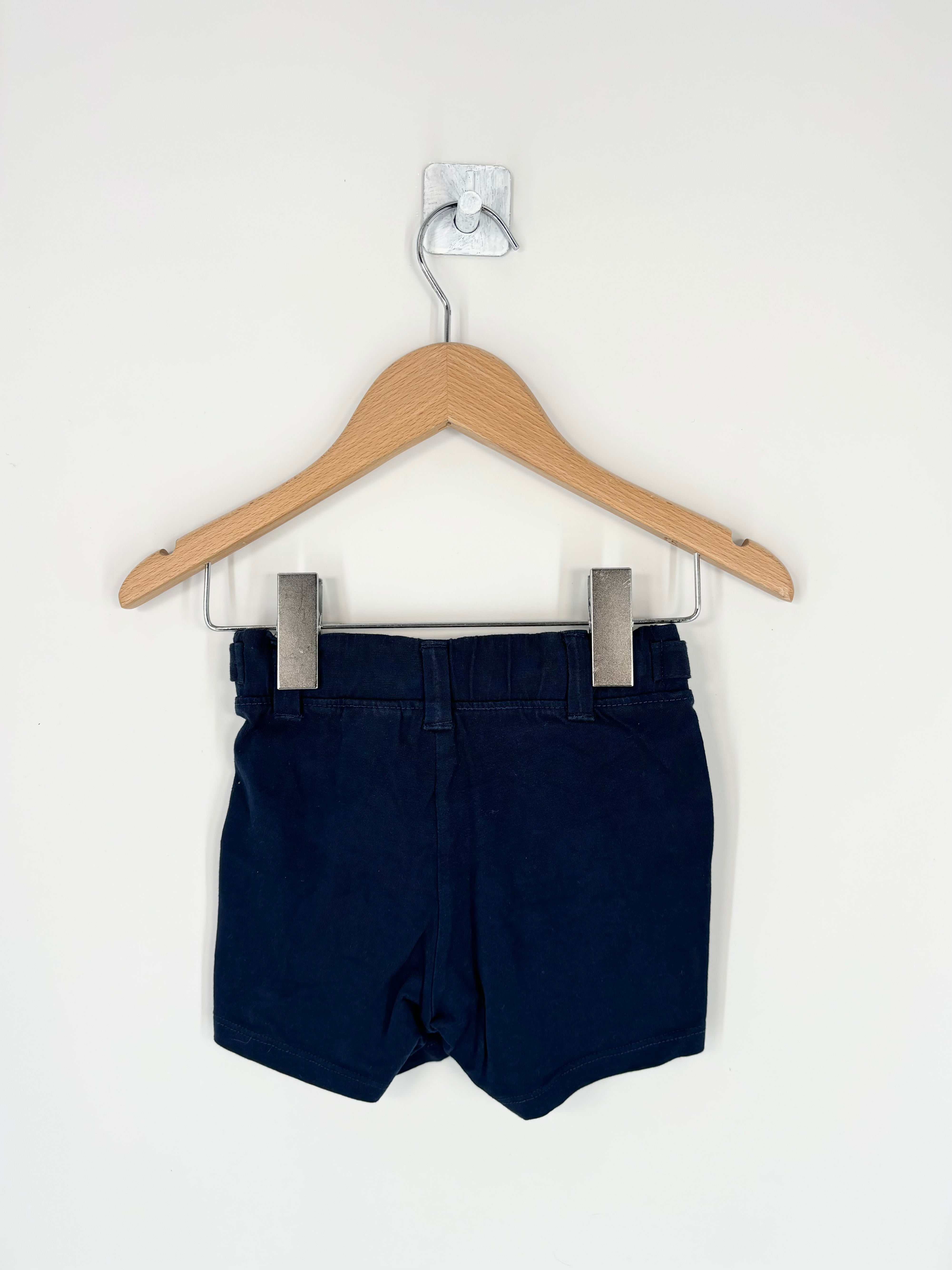 H&M - Short bleu marine T.12/18 mois