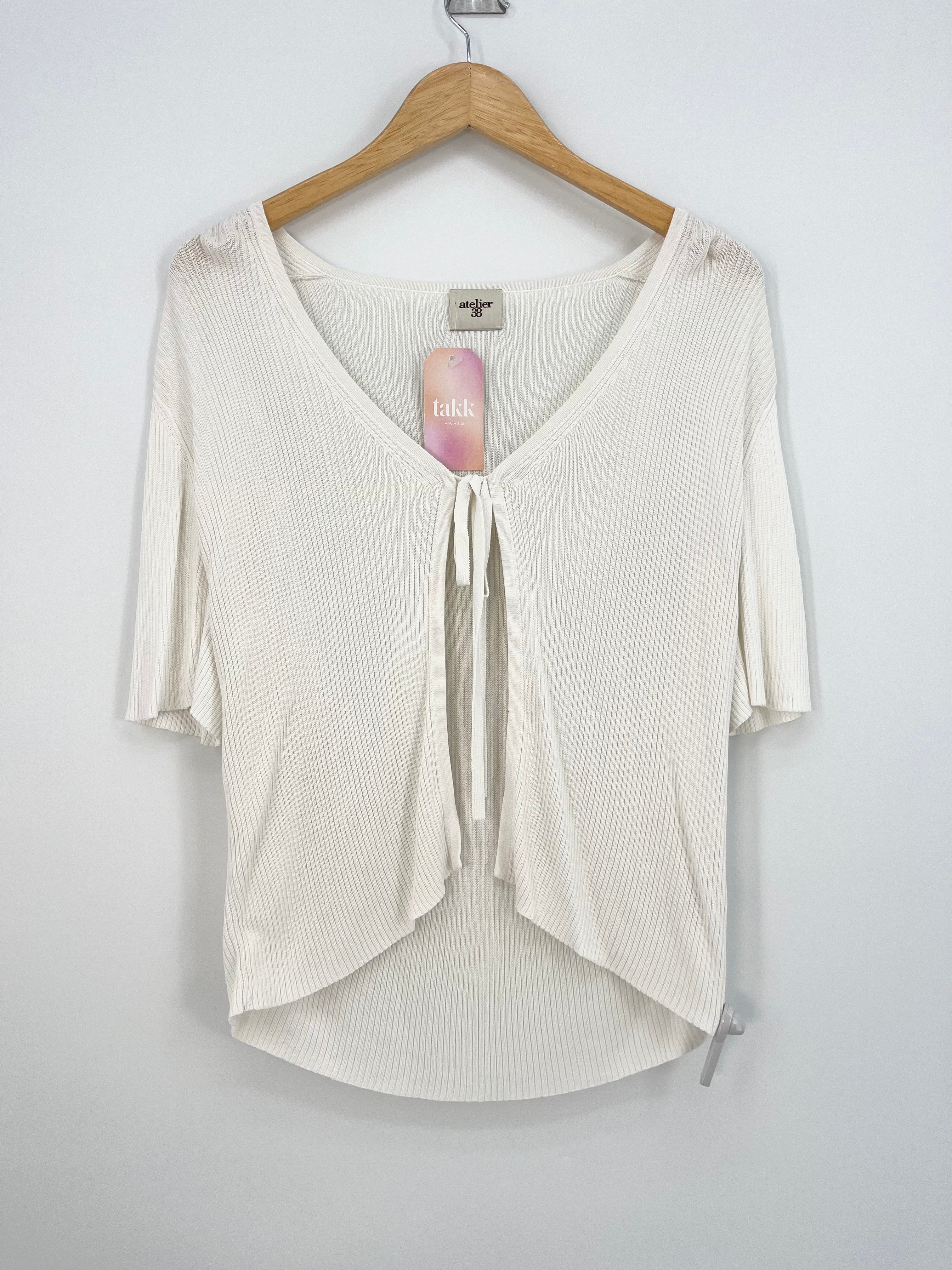 Atelier 38 - Cardigan blanc manches 3/4 T.XS/S