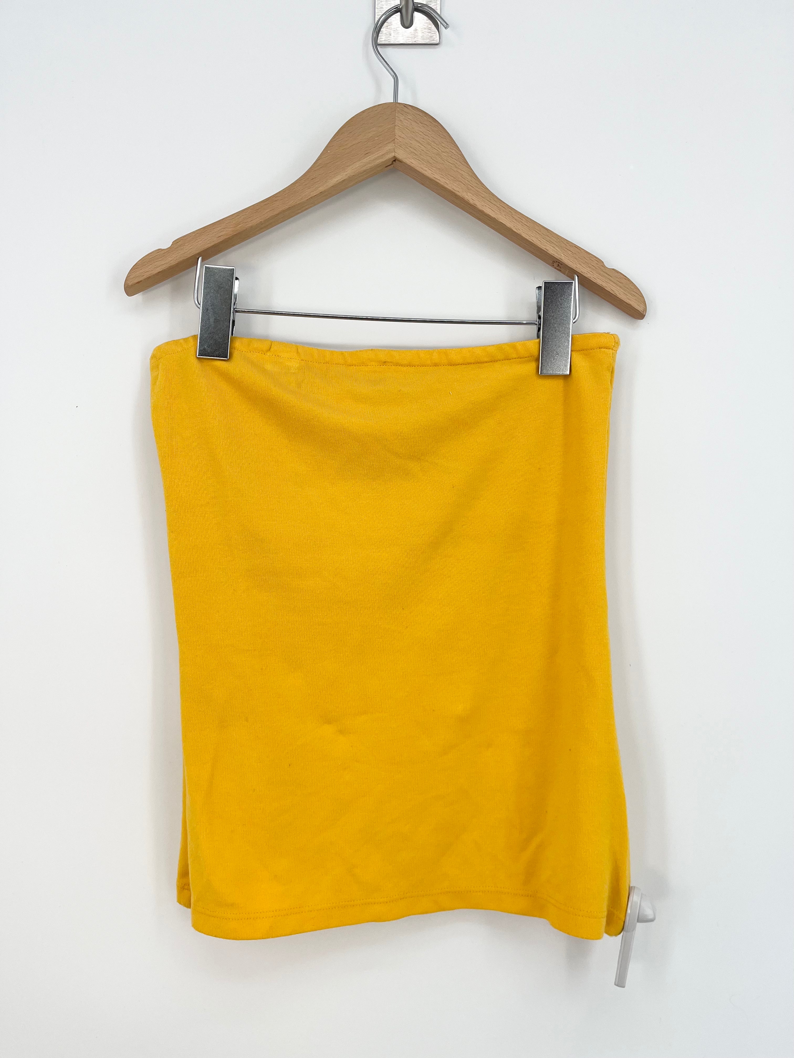 Na-Kd - Crop top bustier jaune T.XS