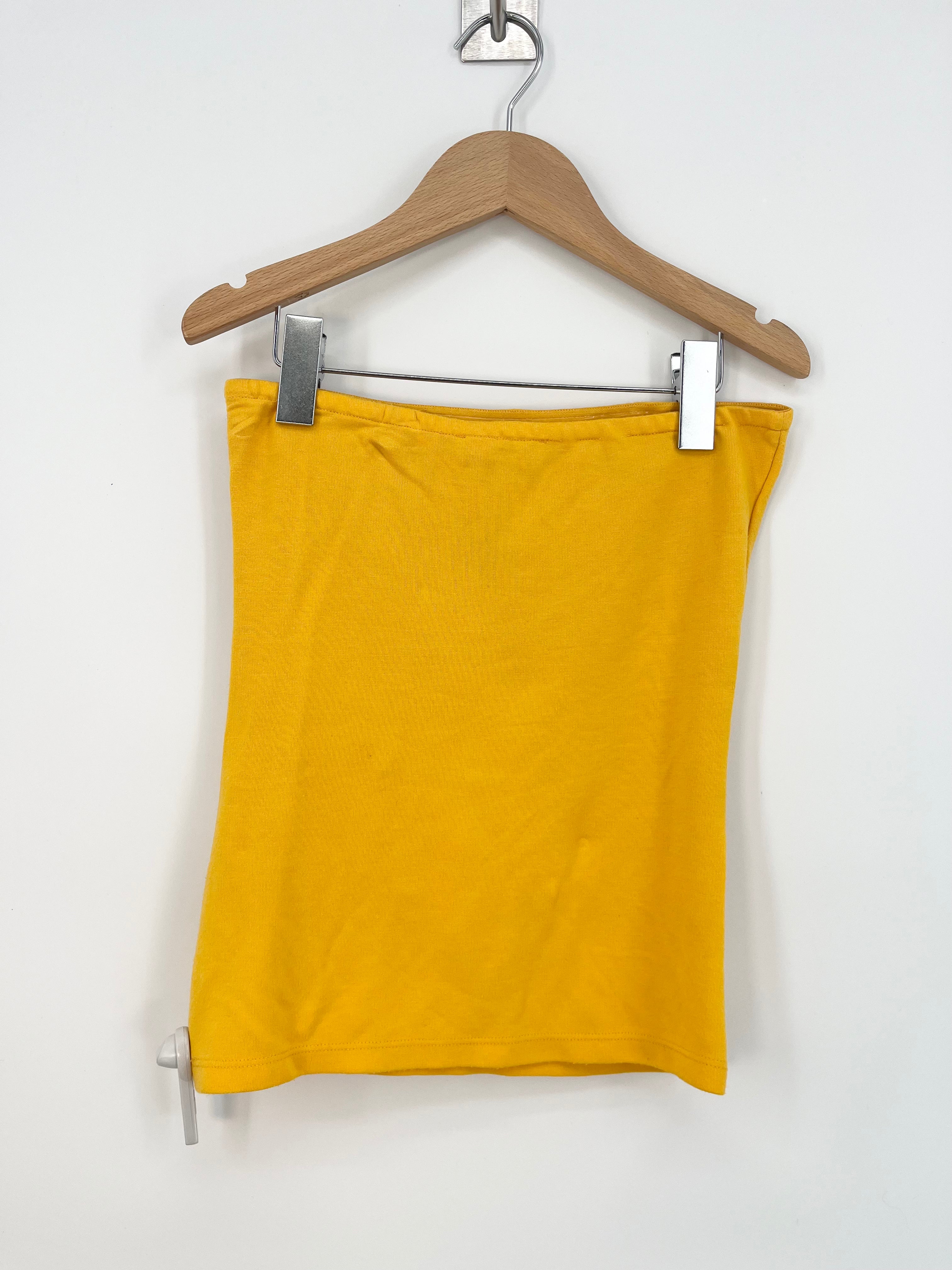 Na-Kd - Crop top bustier jaune T.XS