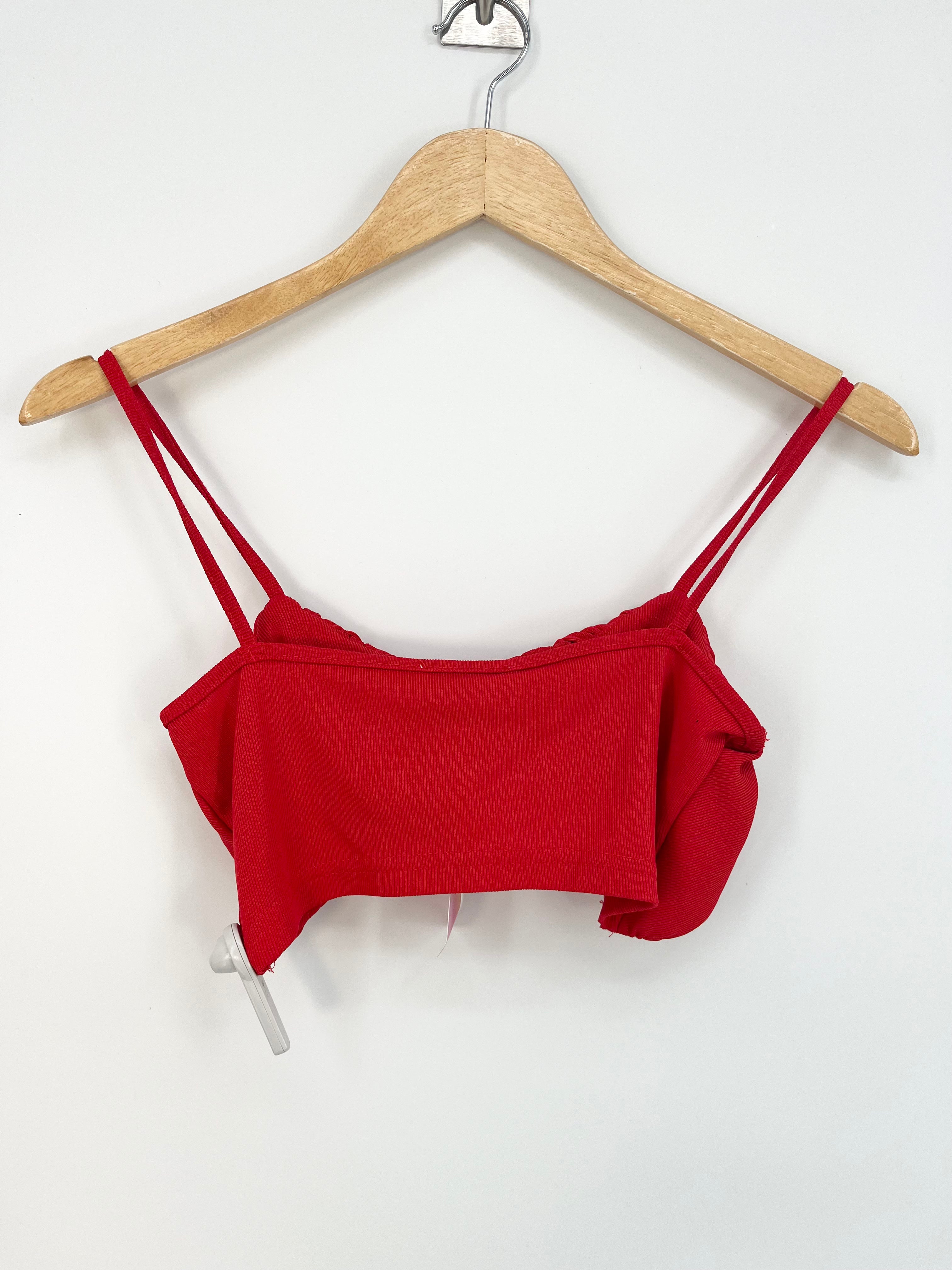 Meshki - Bralette rouge froncée T.S