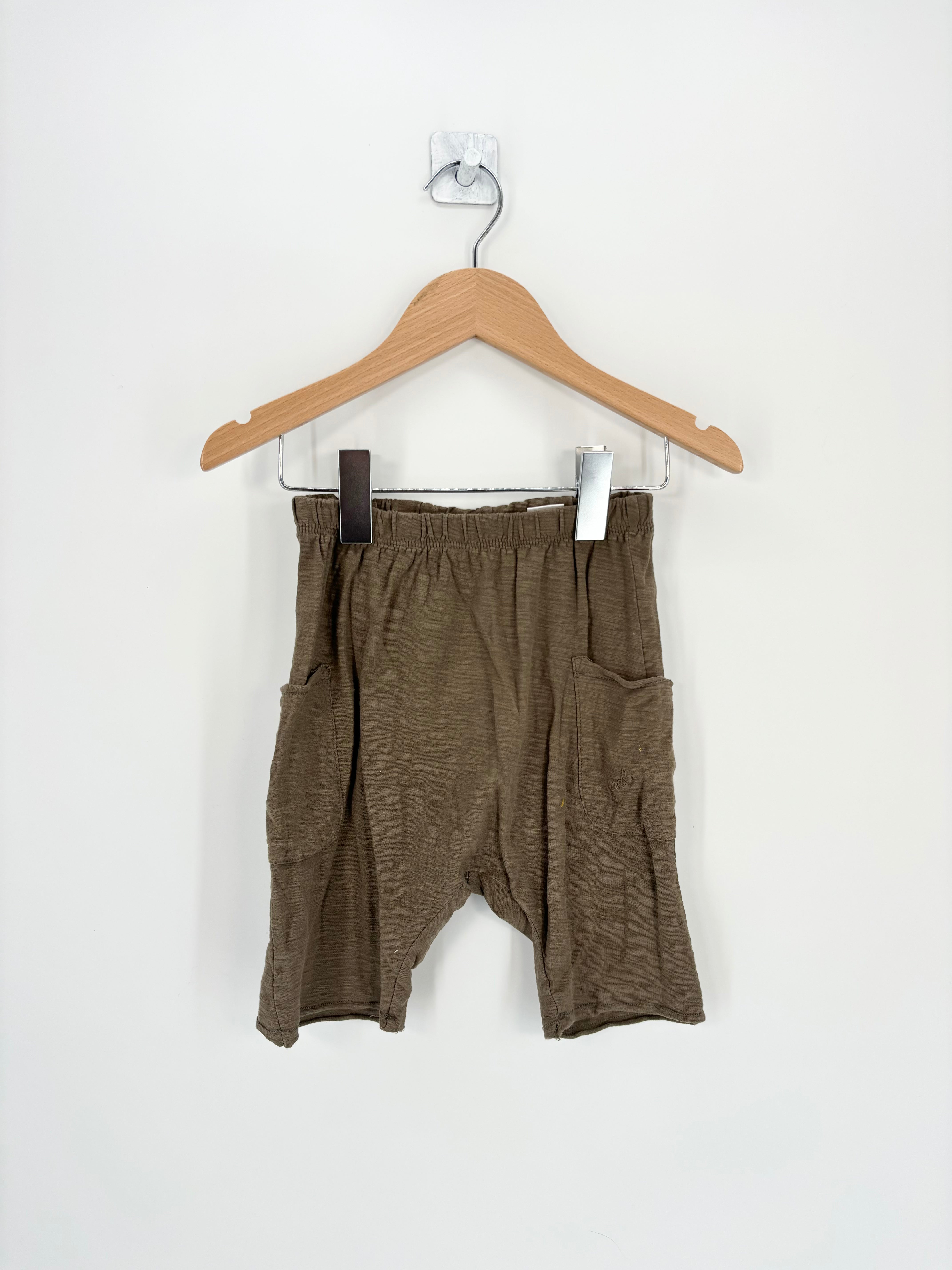 Zara - Pantalon fluide kaki poches T.2/3 ans