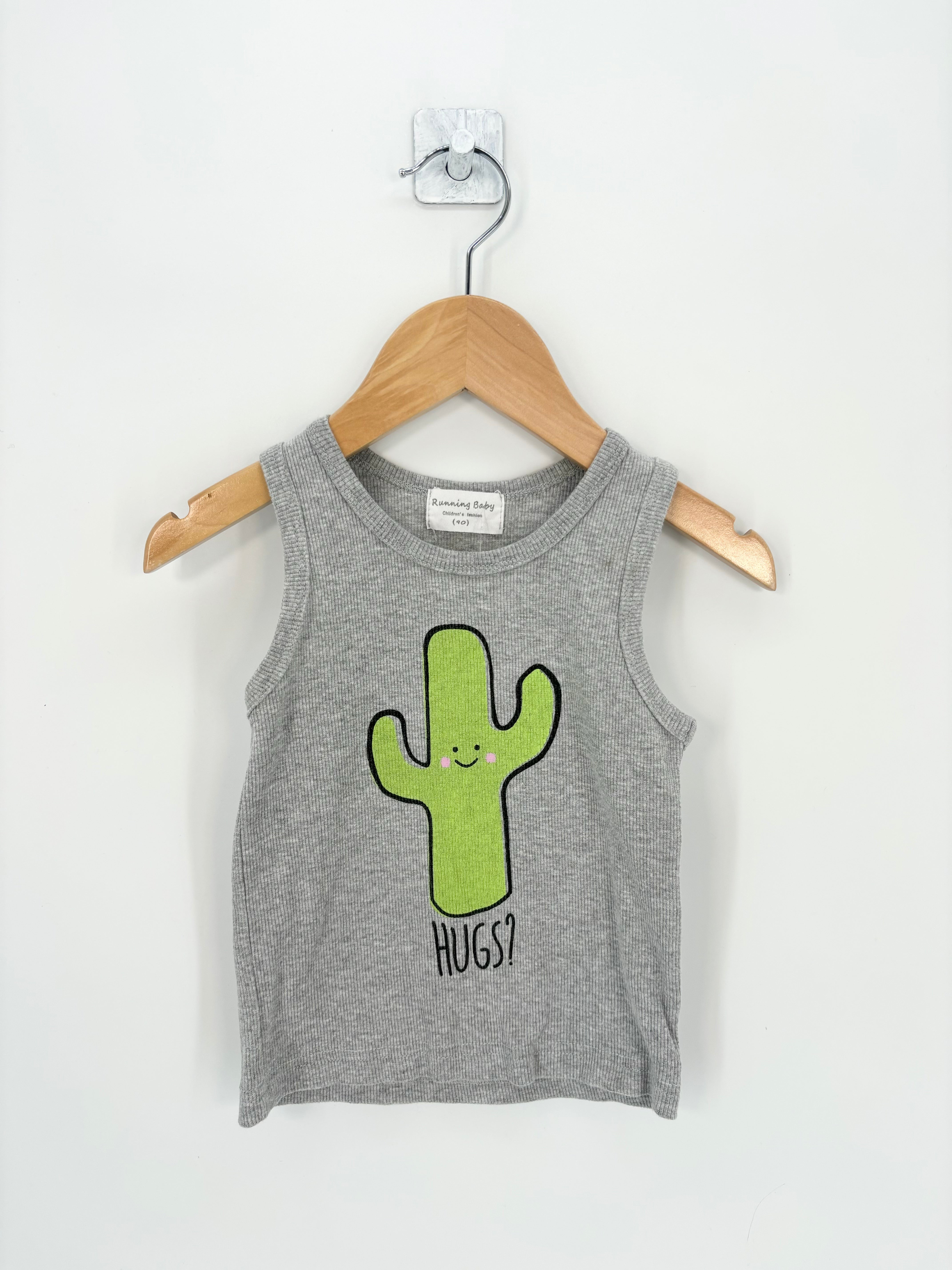 Running Baby -Débardeur gris cactus T.18/24 mois