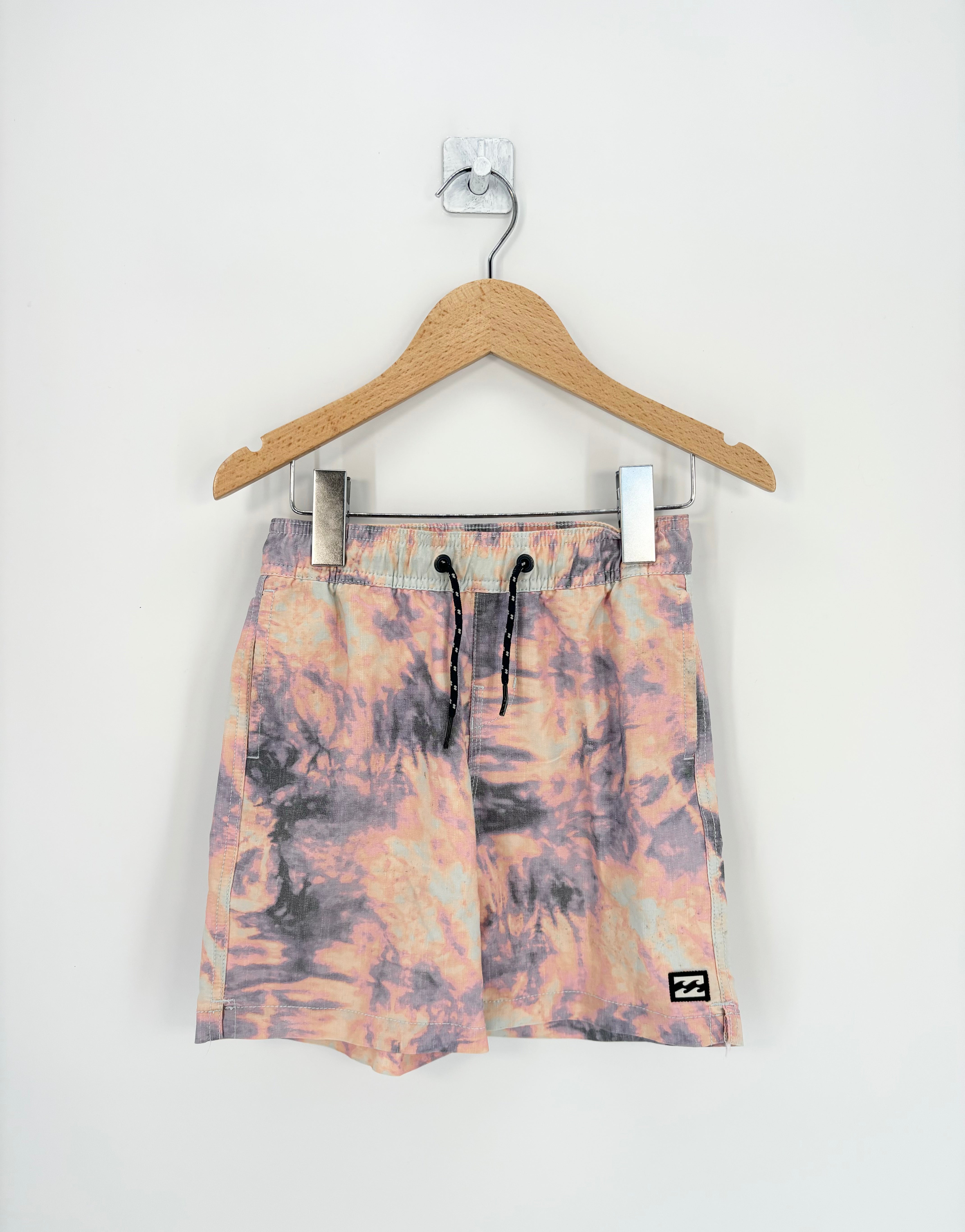 Billabong - Short de bain rose multi motifs T.6 ans