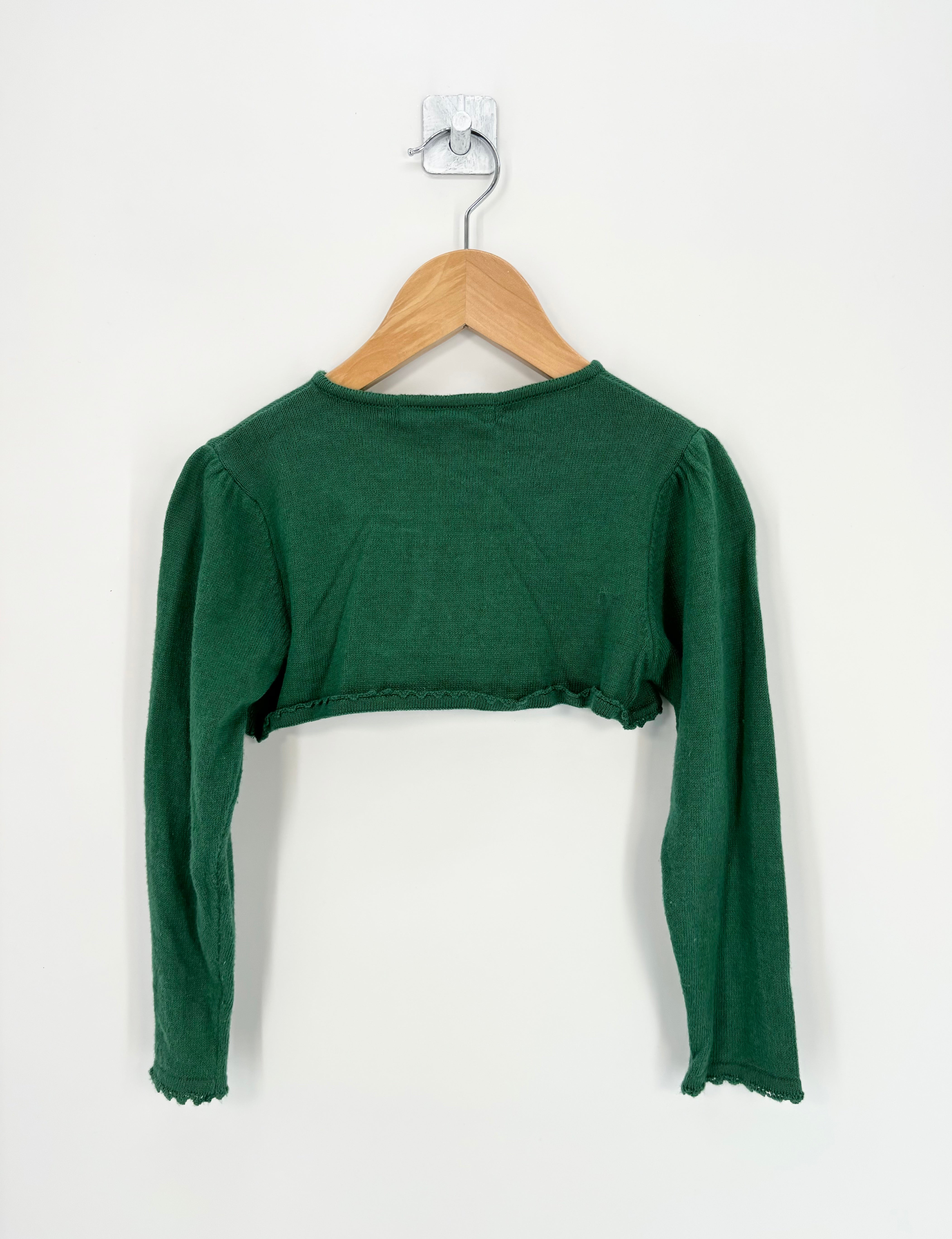 Les petits inclassables - Bolero vert sapin T.5/6 ans