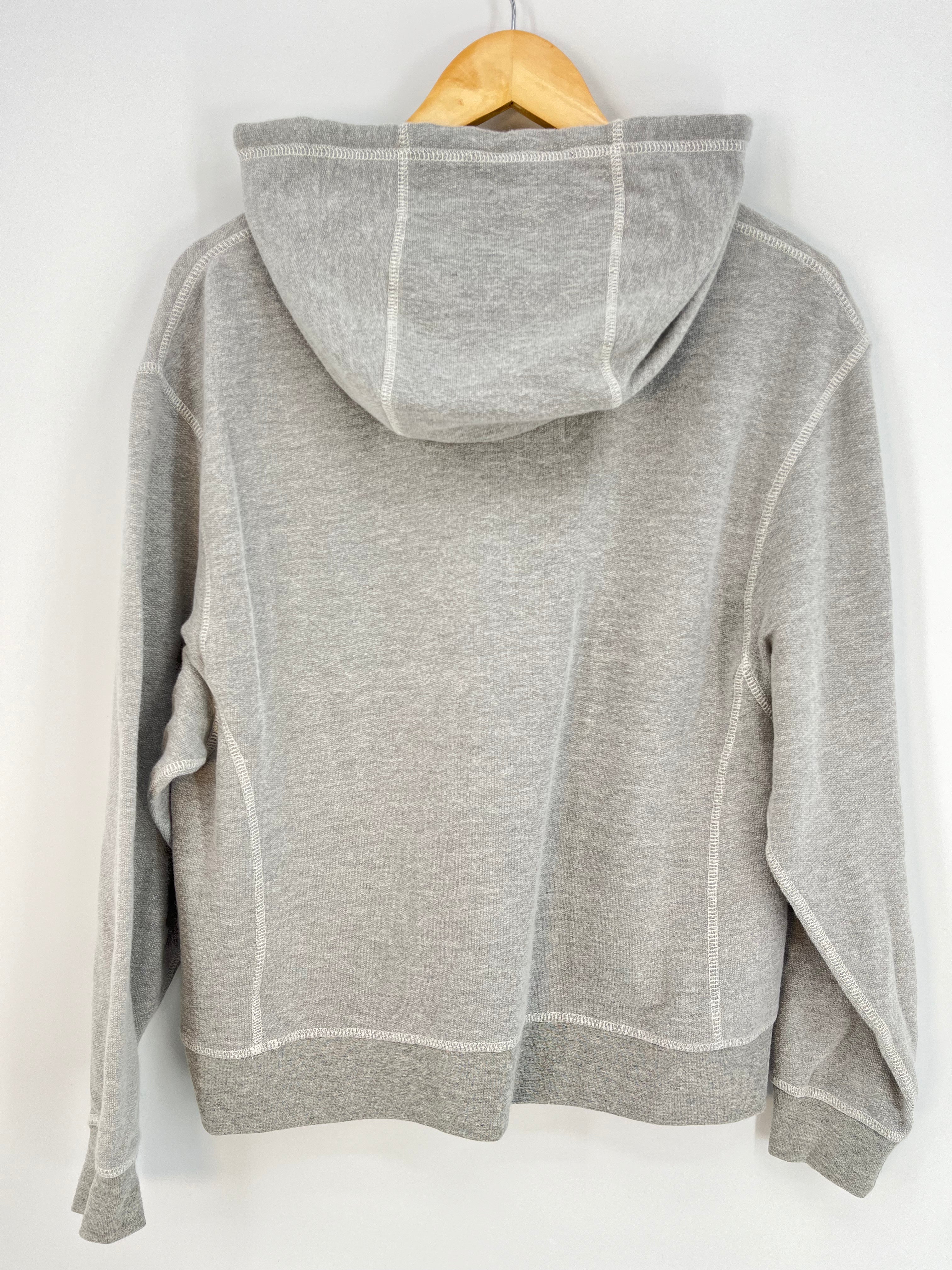 Superdry - Sweat gris à capuche doux beach club T.38