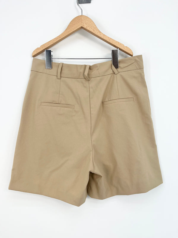 Promod - Short costume taupe taille haute T.38