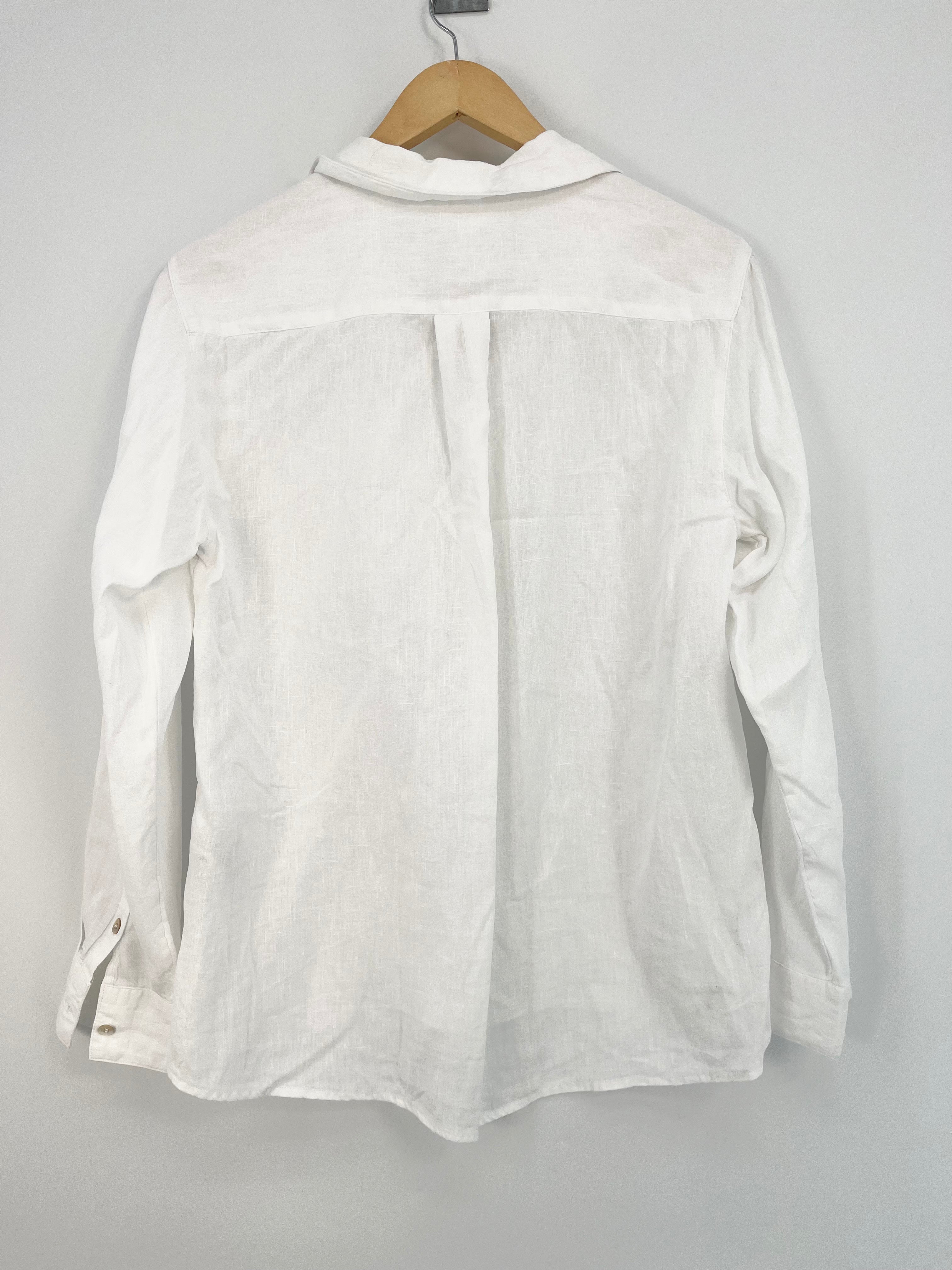 Maison 123 - Chemise blanche 100% lin T.38