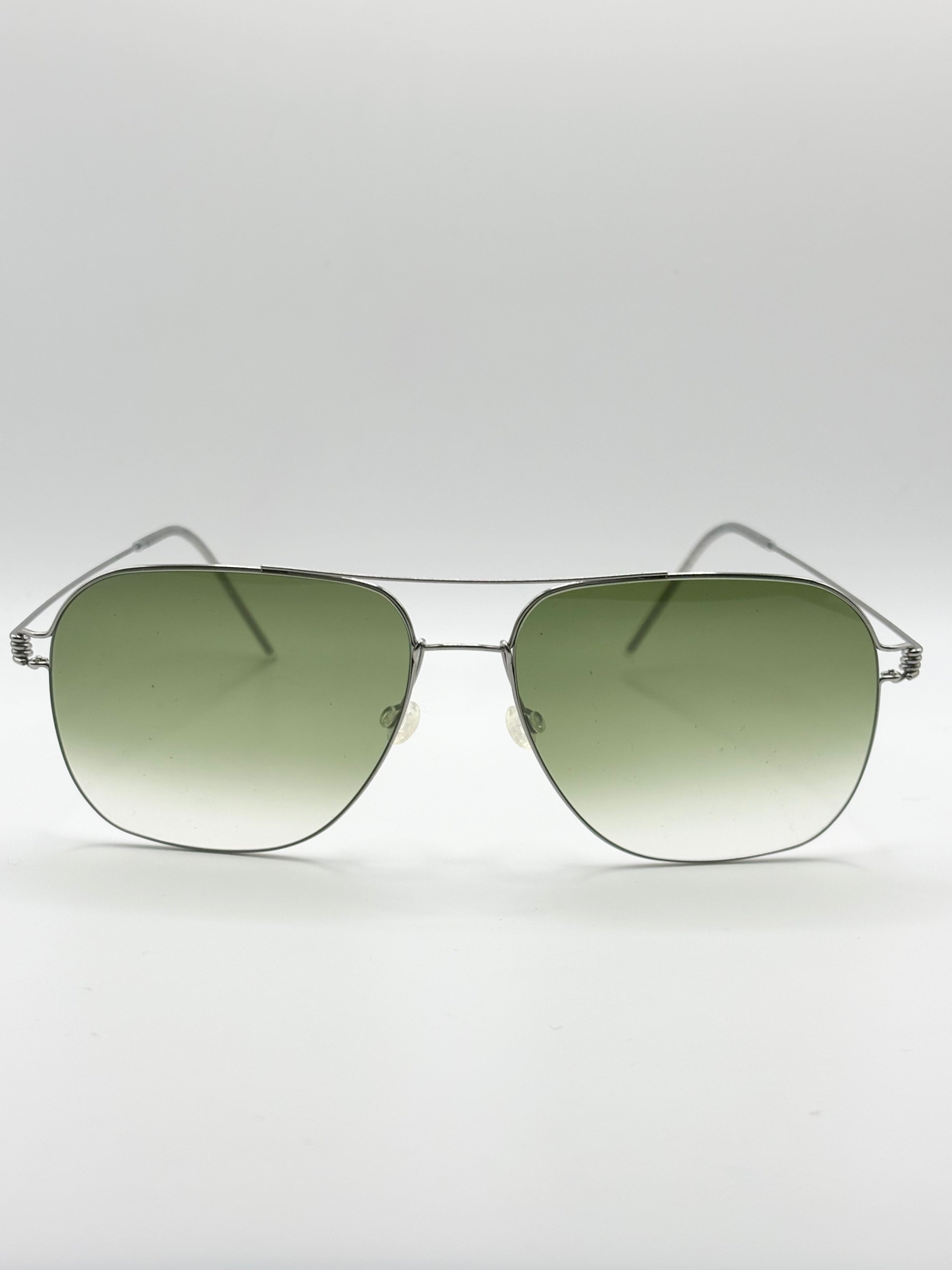 Lindberg - Lunettes de soleil fumées vert unisexe