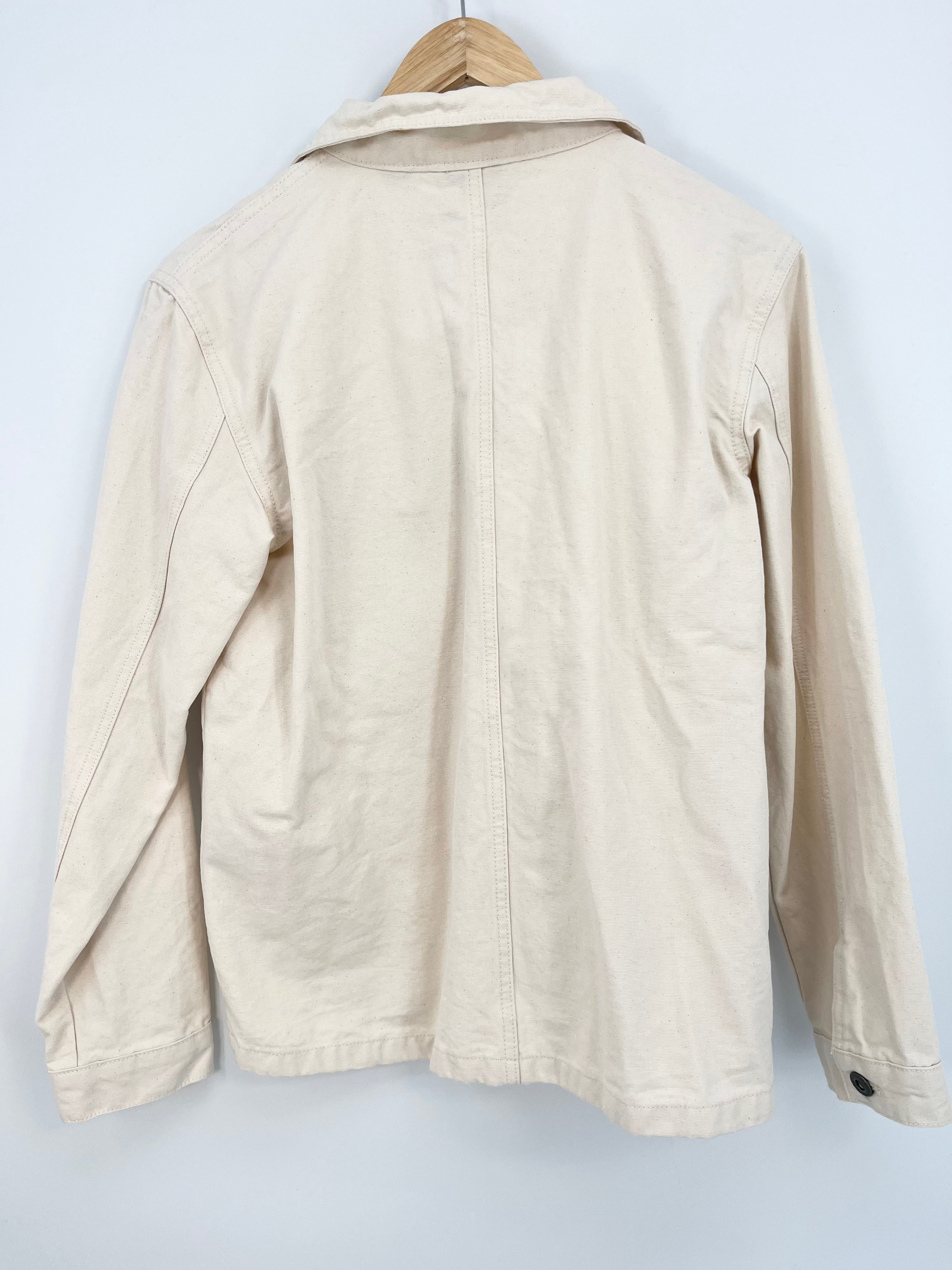 Superdry - Veste saharienne beige 100% coton T.40