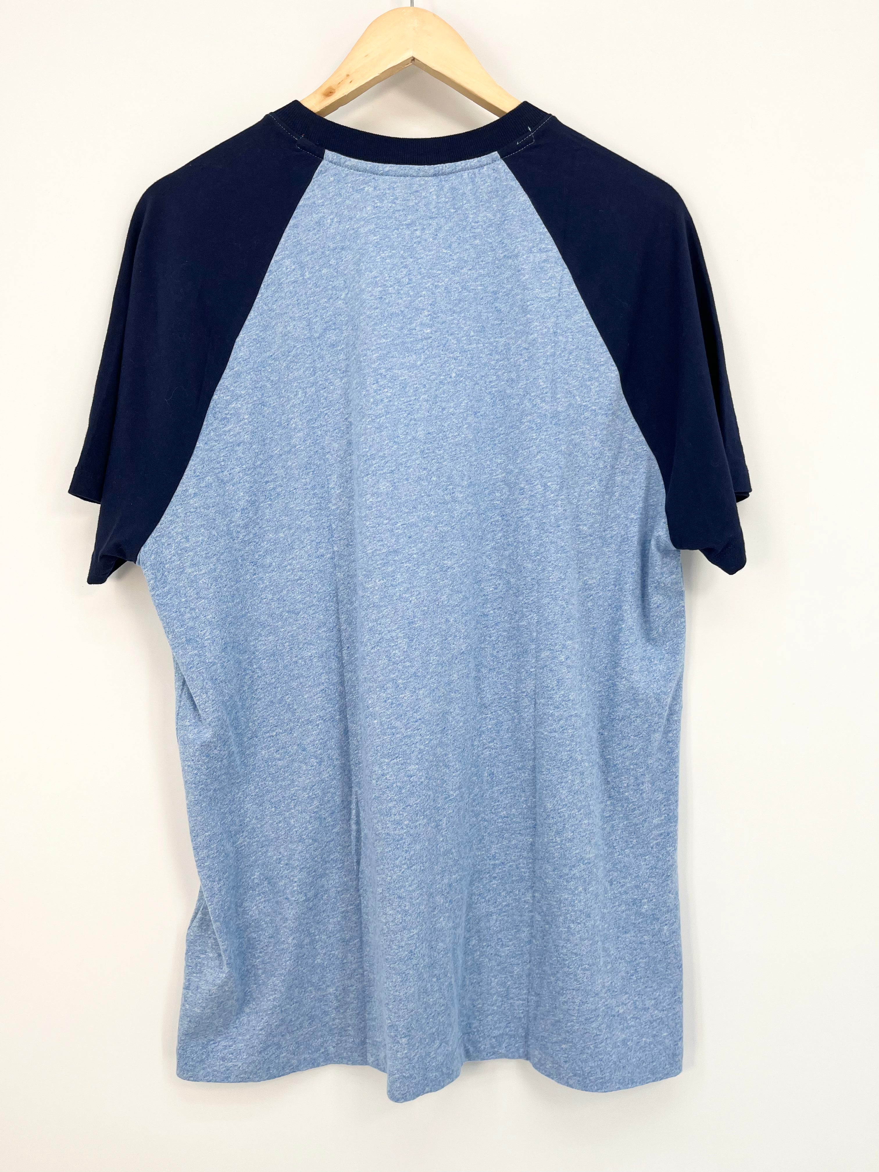 Superdry - T-shirt mc bleu 100% coton T.L