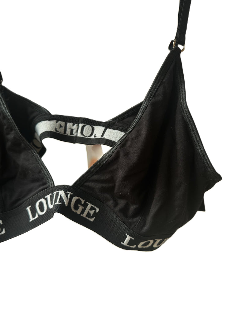 Lounge - Brassière triangle noire T.L