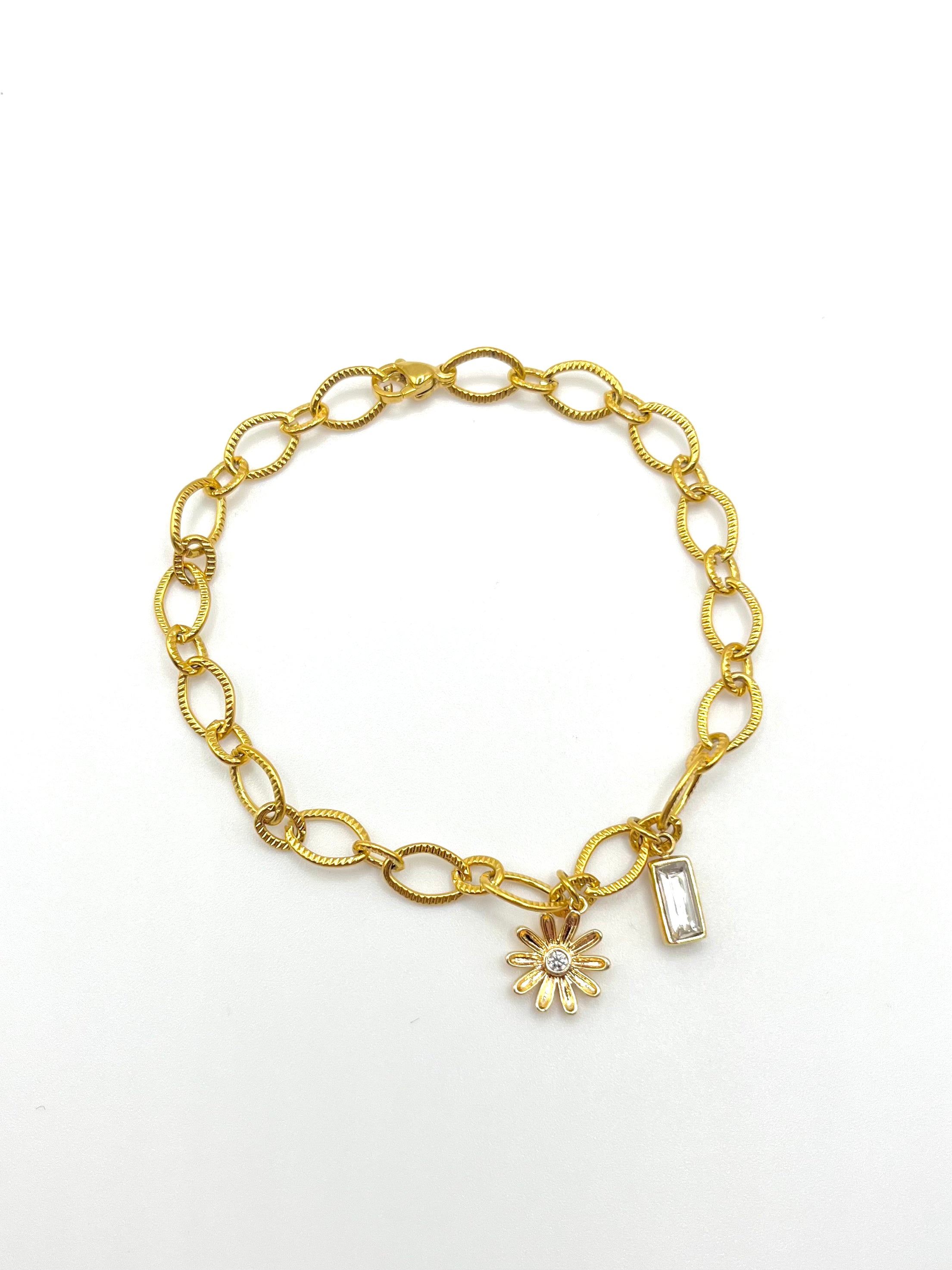 Horizon & Joyas - Bracelet breloque fleur 72