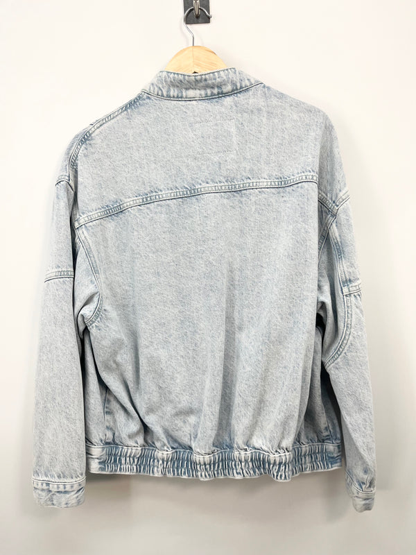 American Vintage - Veste en jean clair oversized old school coton T.S/M