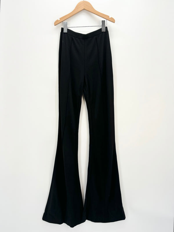 Diane Von Furstenberg - Pantalon stretch noir évasé T.0