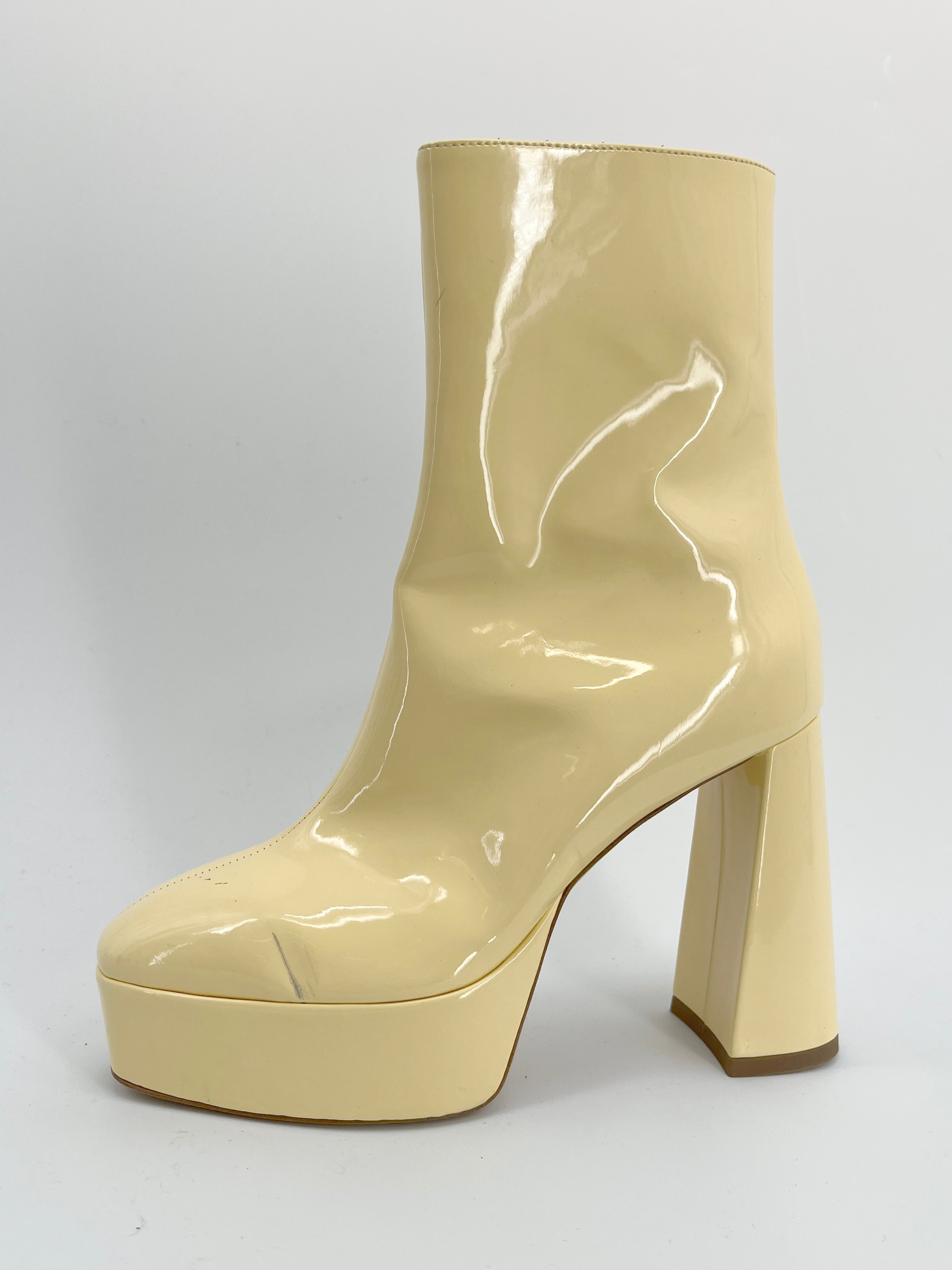 Bettina Vermillon - Bottes plateformes jaune T.36