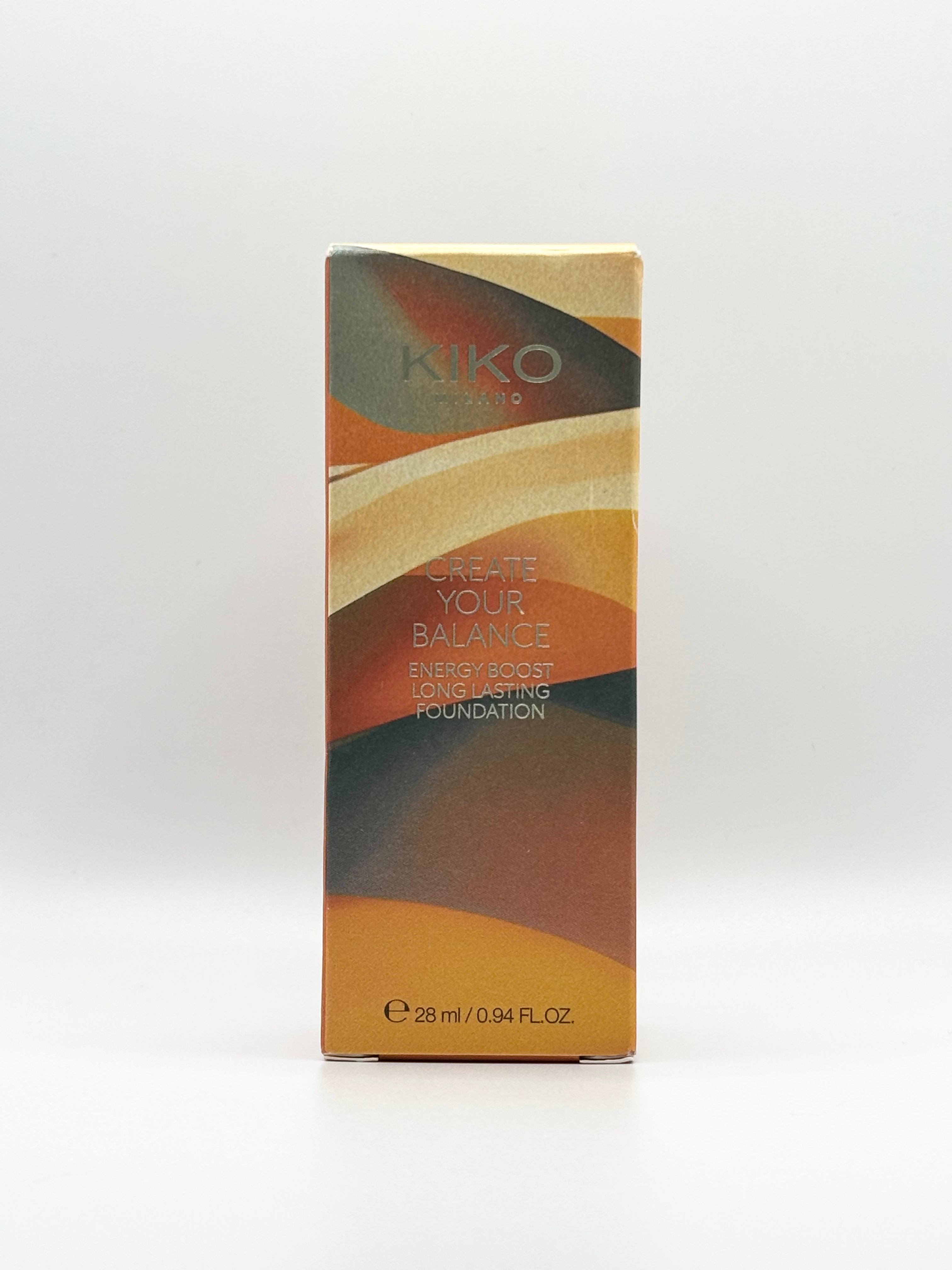 Kiko - Fond de teint liquide énergisant 07 Hazelnut 28ml