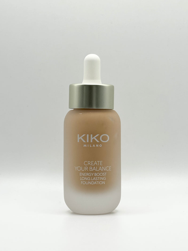 Kiko - Fond de teint liquide énergisant 06 caramel 28ml