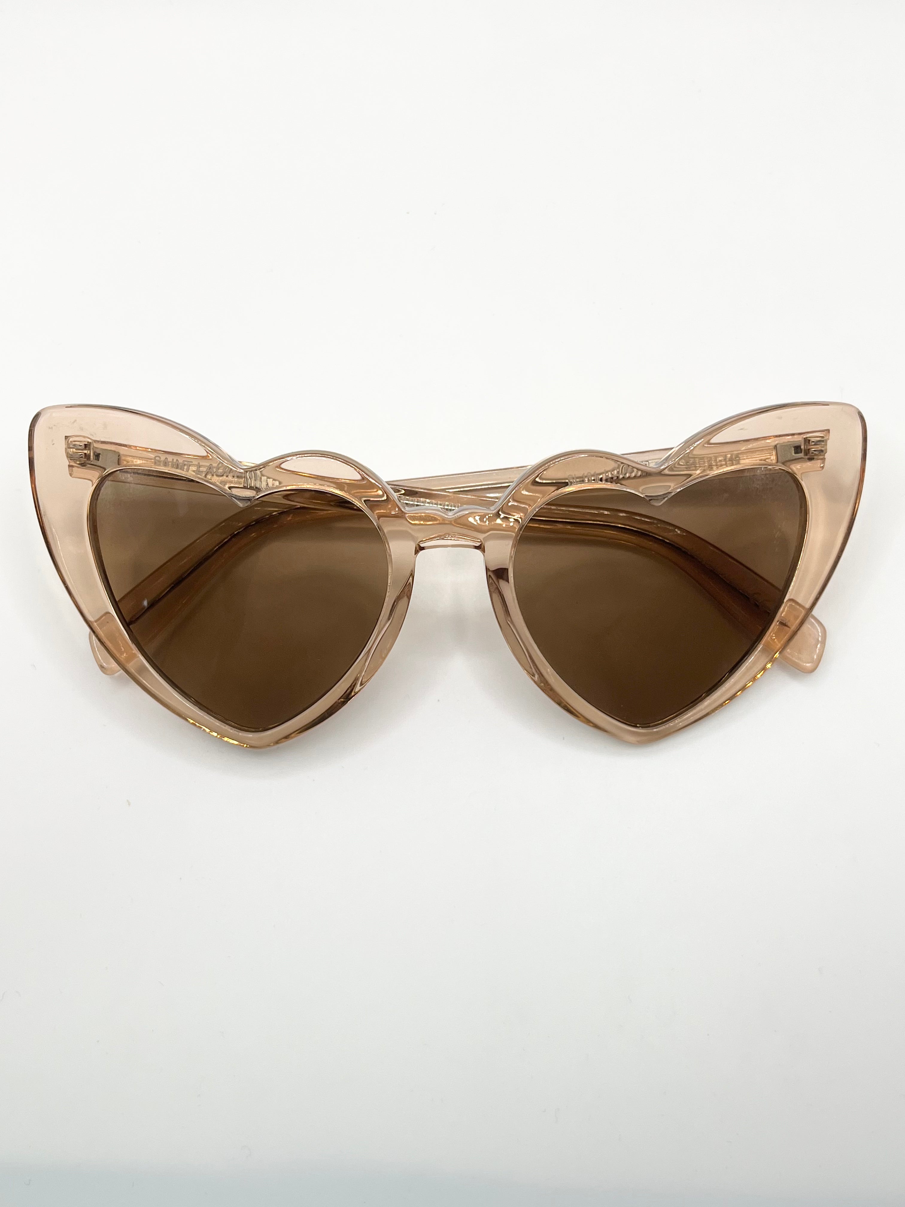 Yves saint laurent - Lunettes rose transparente coeur