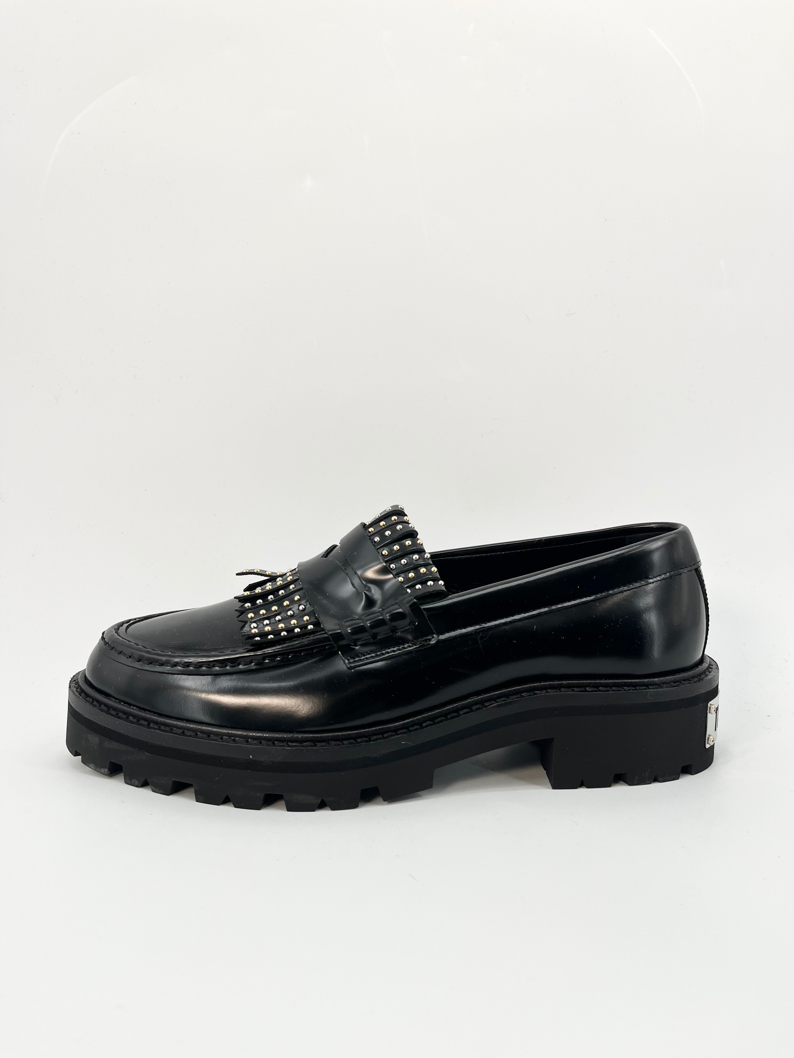 The kooples - Mocassins noir à clous  T.39