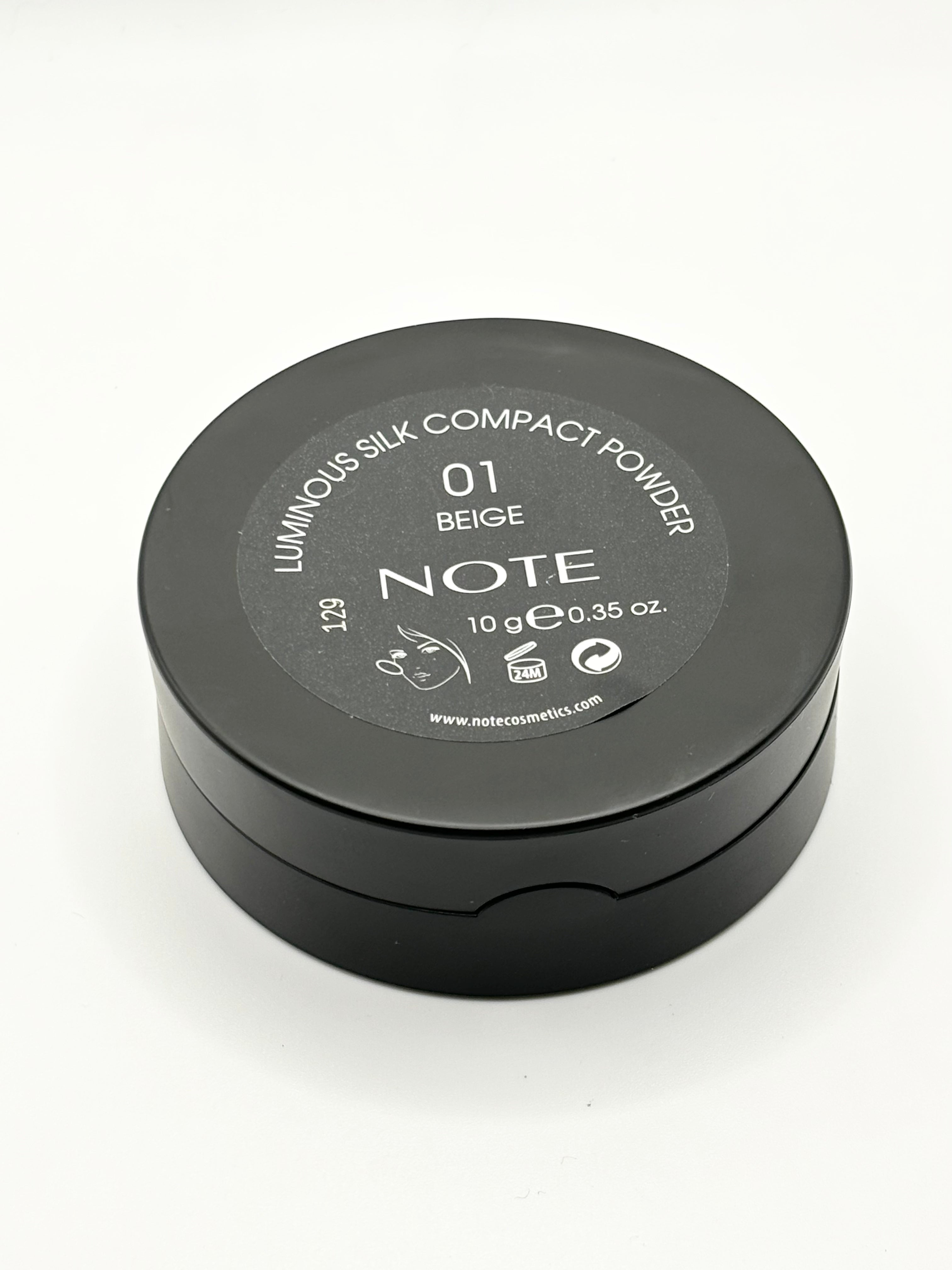 Note - Poudre compacte lumineuse 01 beige 10g