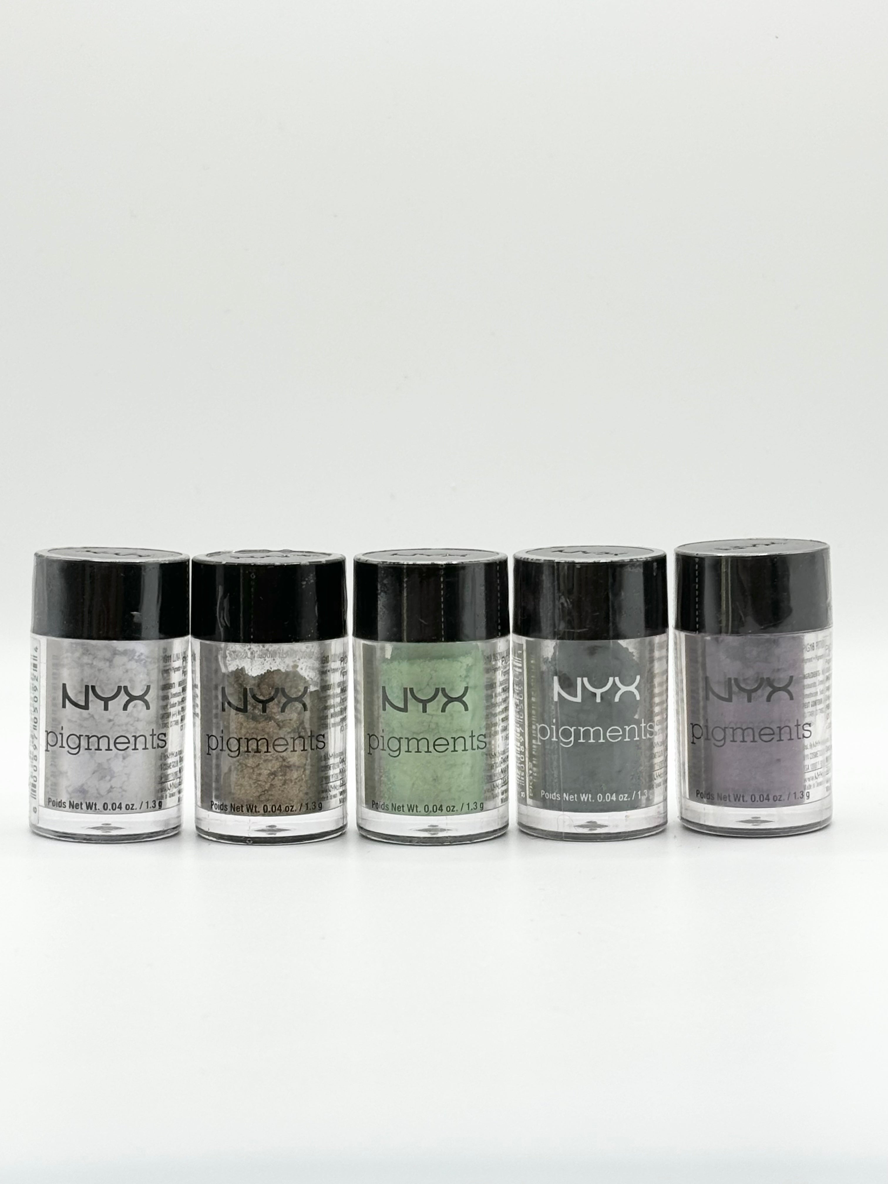 Nyx - Lot 5 pigments colorés 1,3g