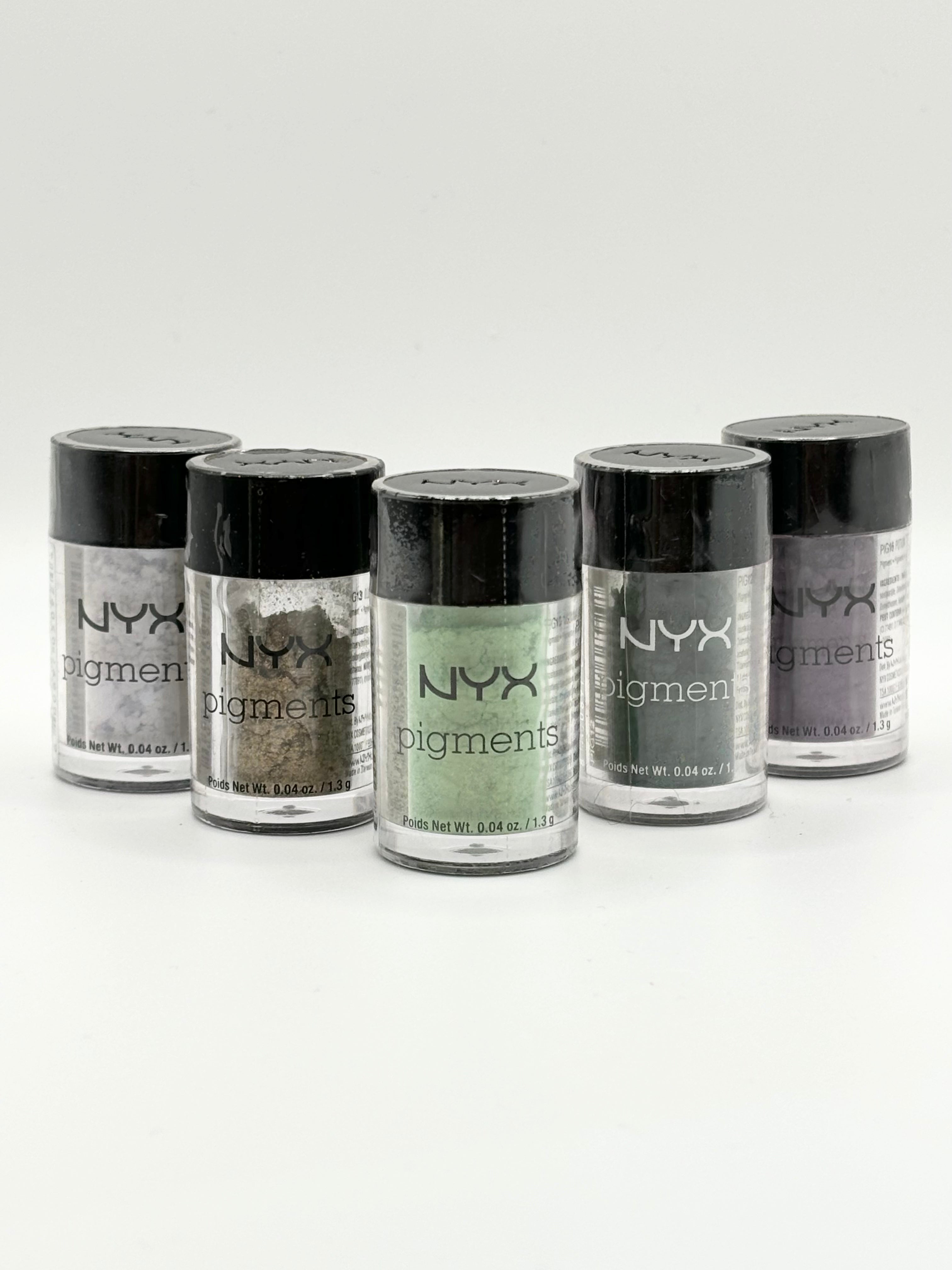 Nyx - Lot 5 pigments colorés 1,3g