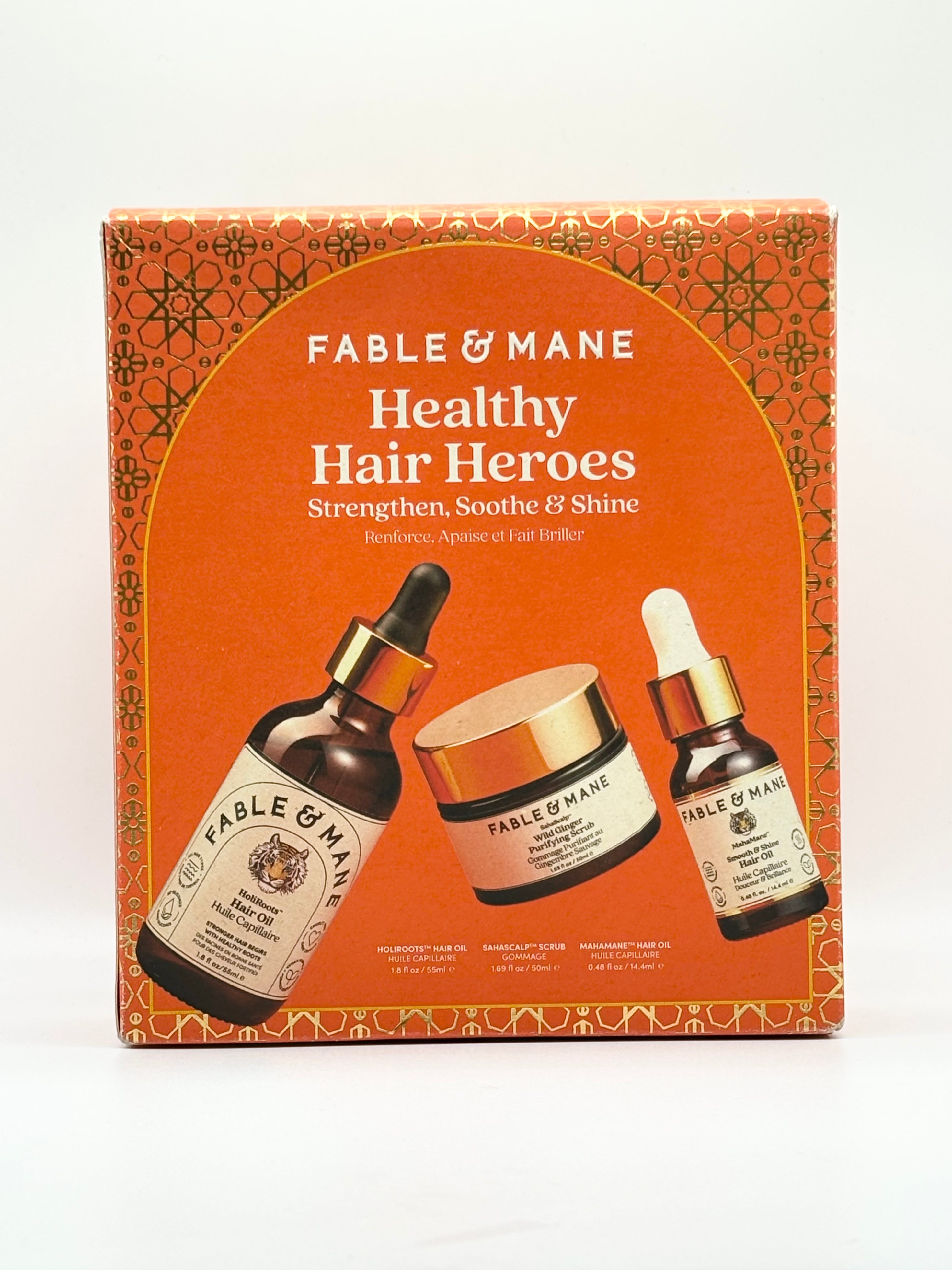 Fable & Mane - Coffret soin cheveux healthy hair heroes