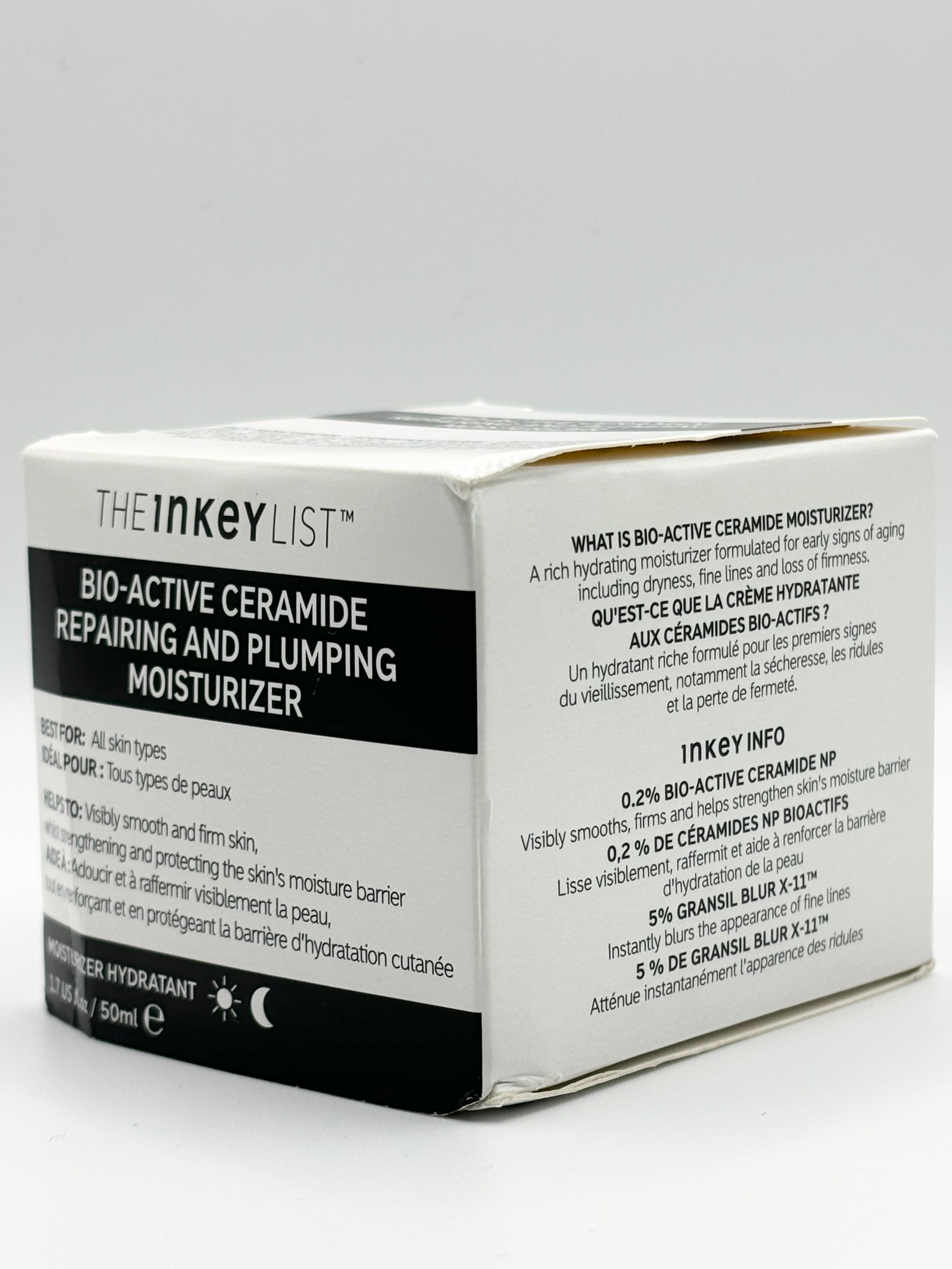 The Inkey List - Crème hydratante visage bio-active ceramide 50ml