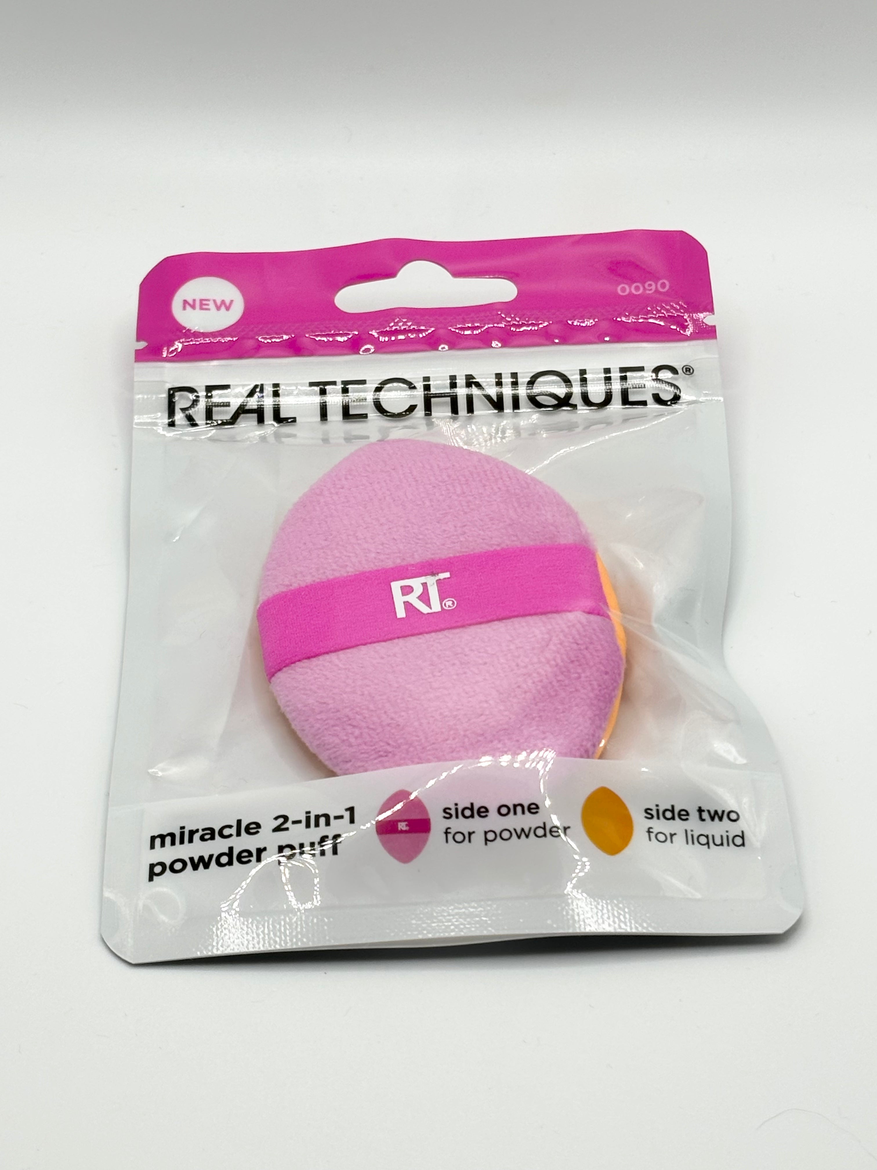 Real Techniques - Puff à poudre 2 en 1 Miracle éponge maquillage