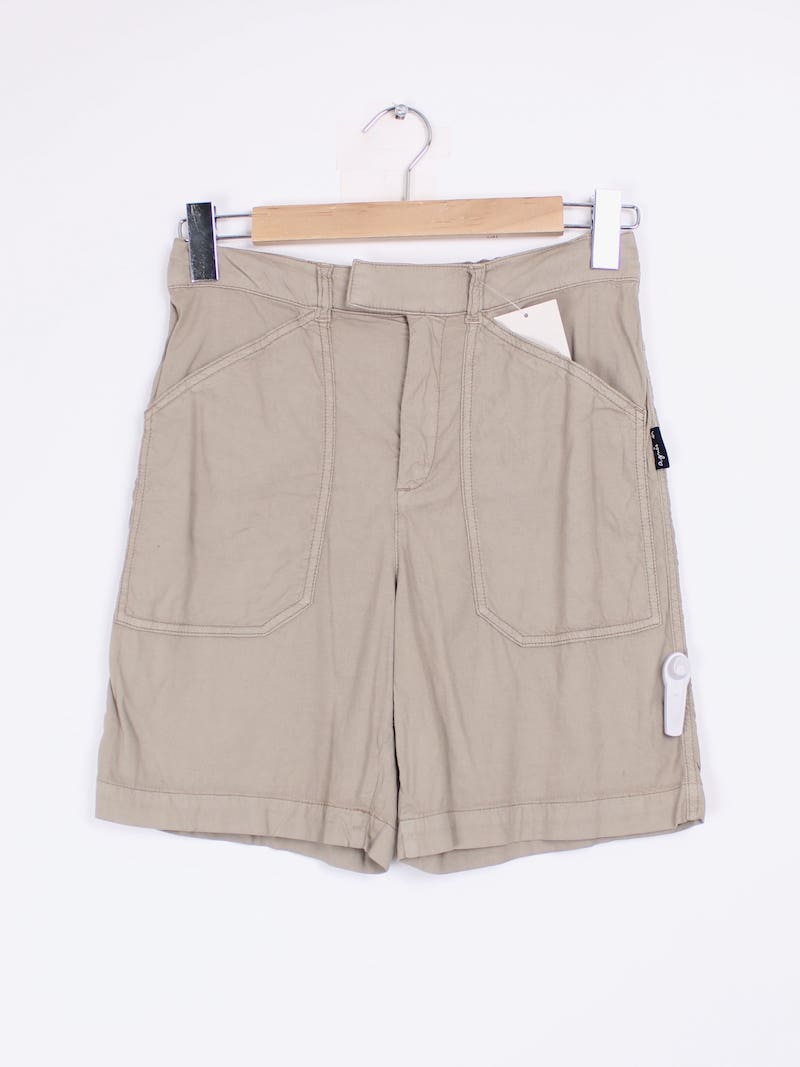 Agnès B - Short lin beige T.36