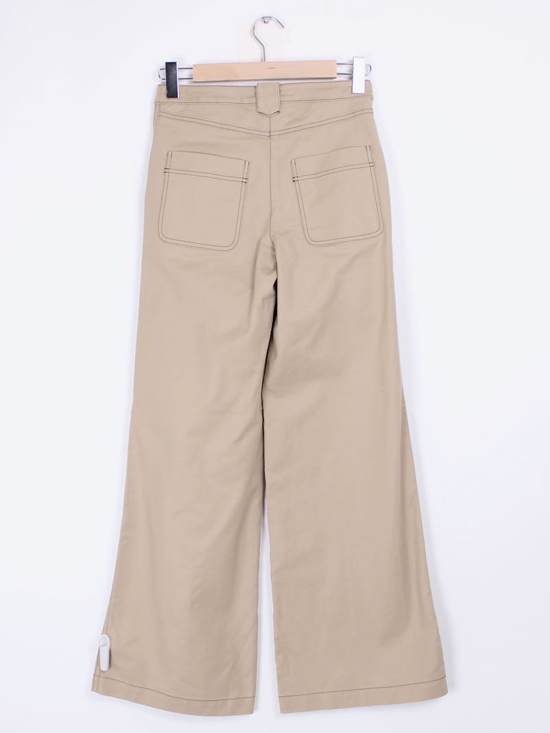 Ba&sh - Pantalon beige droit T.1