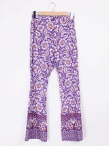Stella Forest - Pantalon violet à motifs T.38