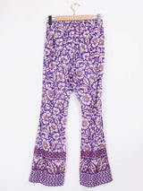 Stella Forest - Pantalon violet à motifs T.38