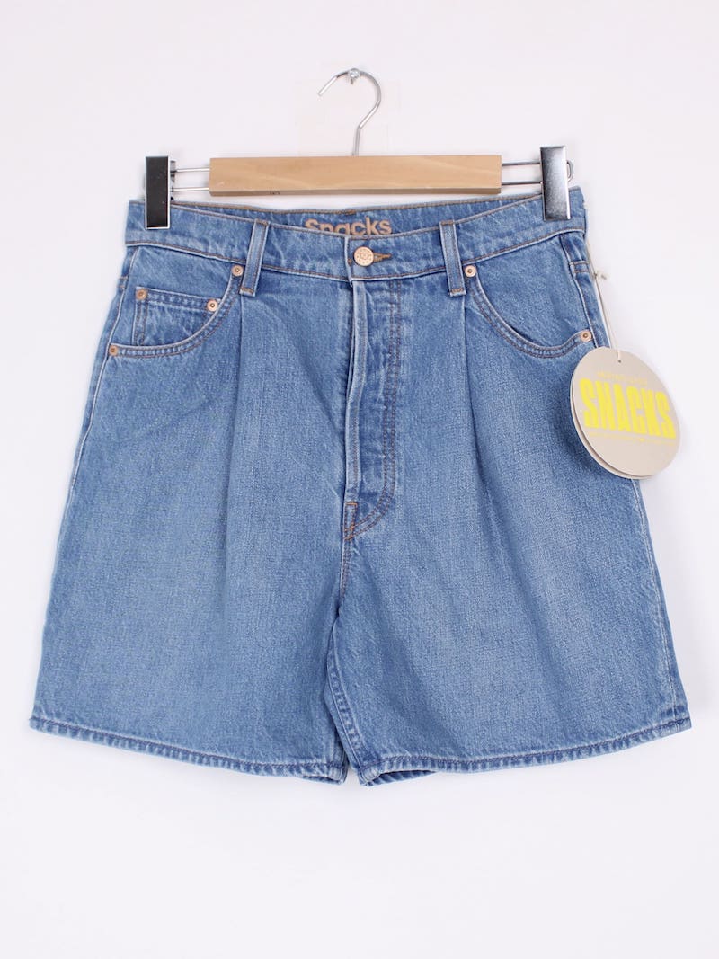 Mother - Short en jean bleu T.36